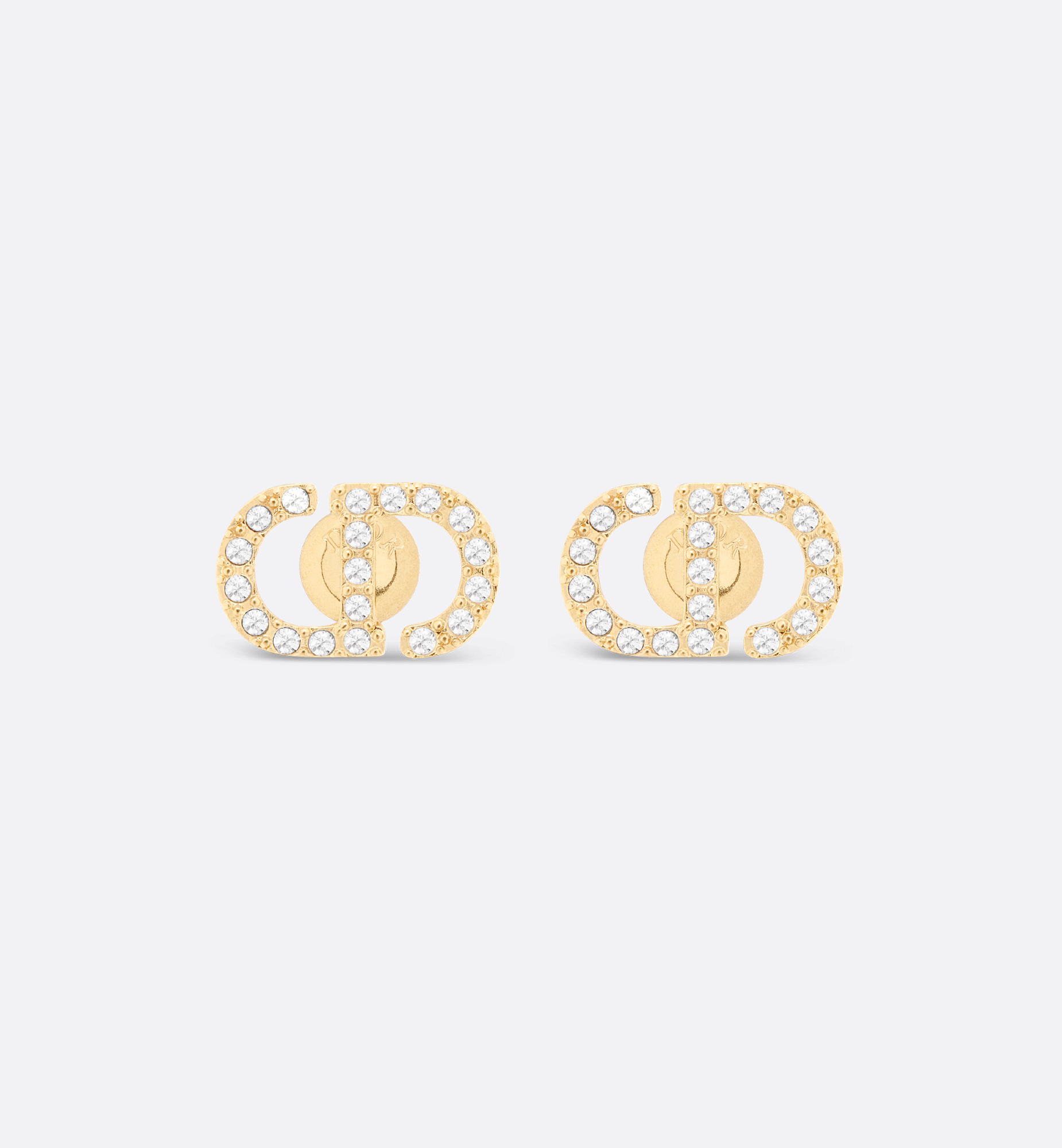 DIOR | Petit CD ミニ スタッドピアス メタル & クリスタル DIOR | Petit CD ミニ スタッドピアス メタル & クリスタル