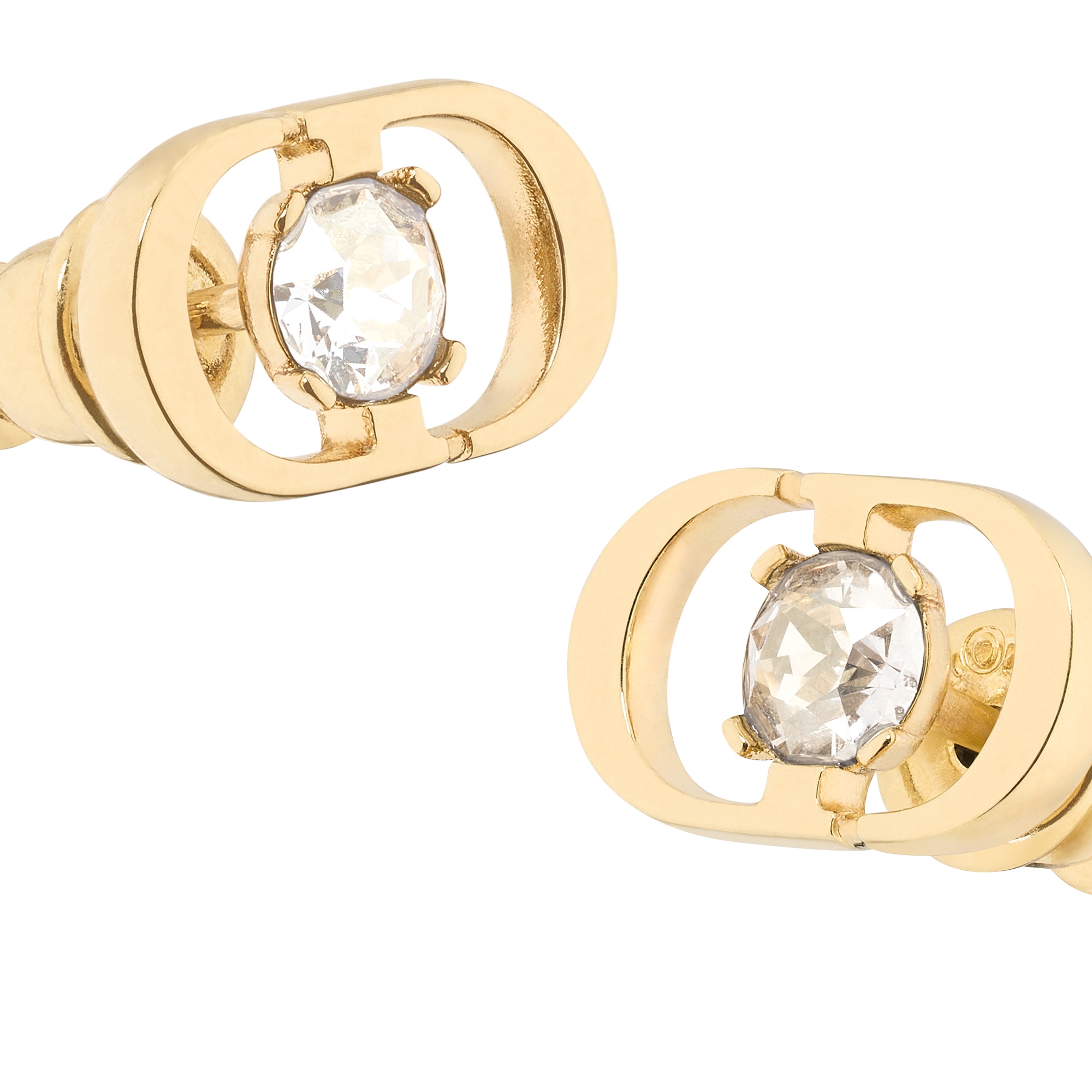 Petit CD Jolie ミニ スタッドピアス メタル & クリスタル E09