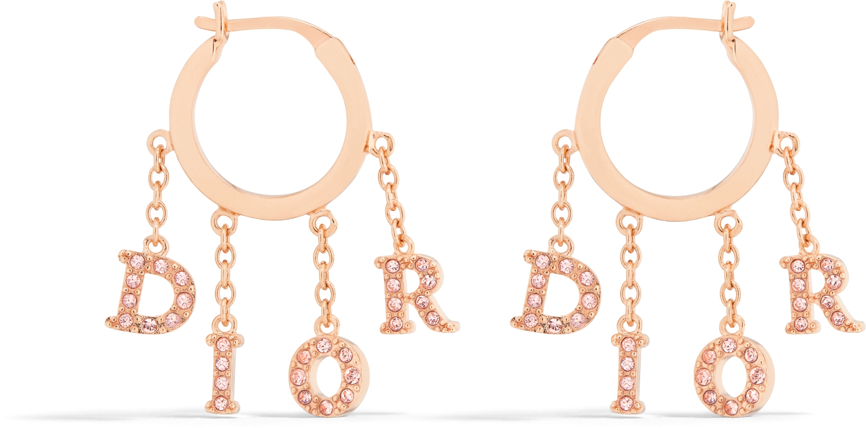 Dior earrings hoops best sale