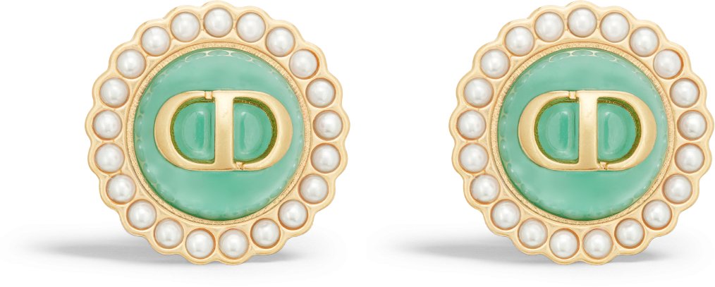 DIOR ピアスPetit CD Baroque スタッドピアス - ピアス(両耳用)