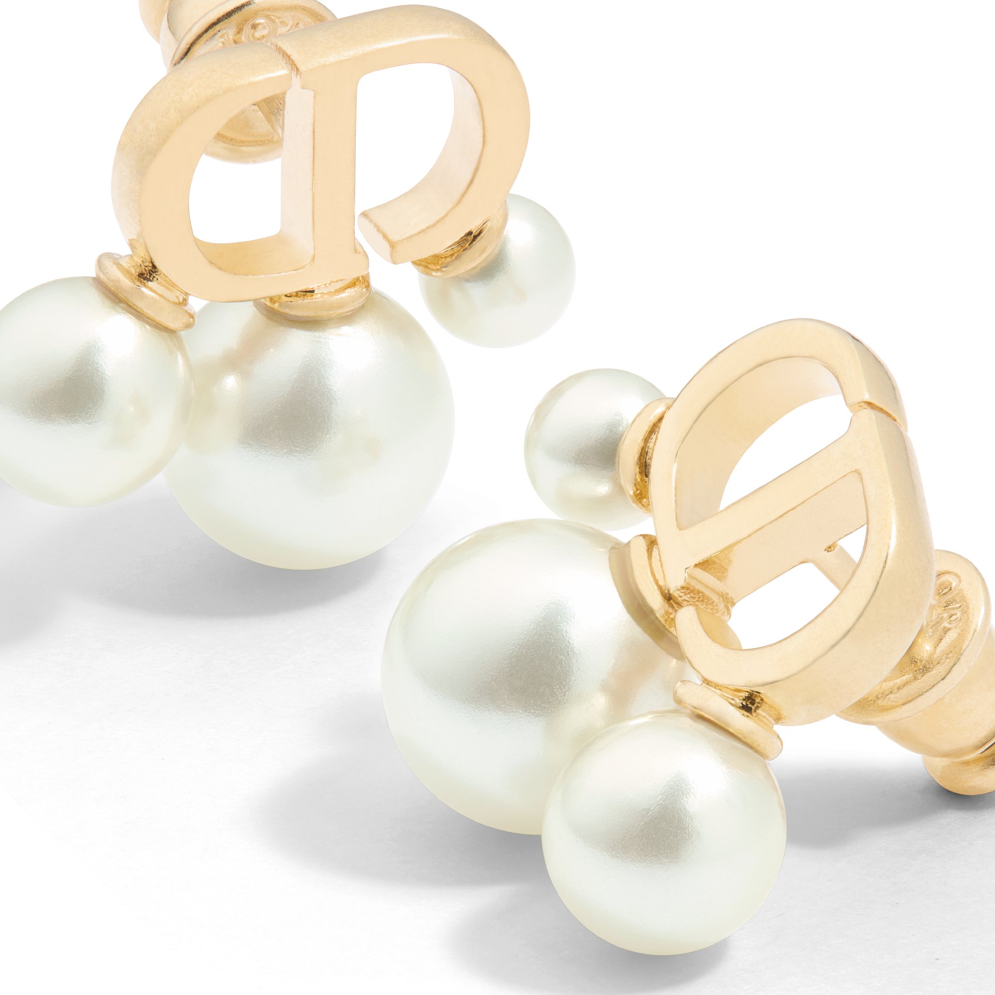 DIOR | Dior Triptyque ミニ スタッドピアス メタル & レジンパール
