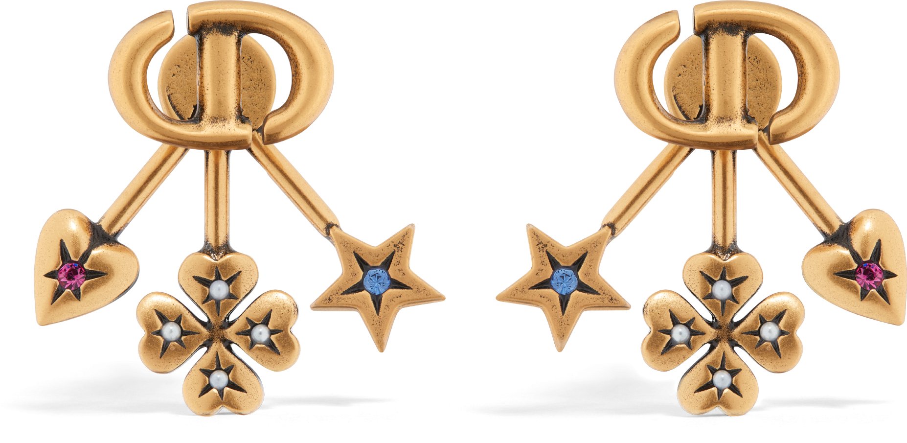 Lucky charm earrings discount