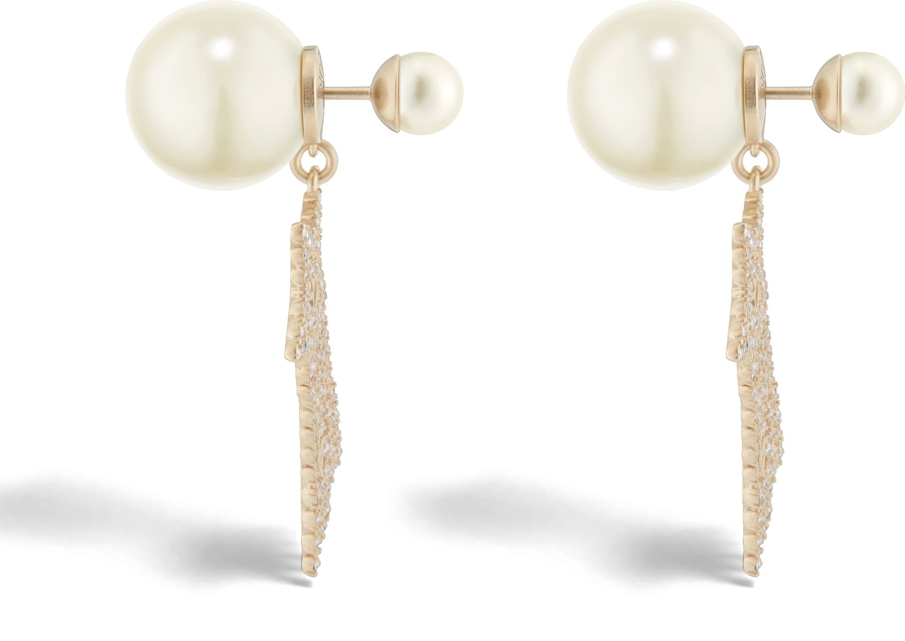 Dior pearl drop earrings store