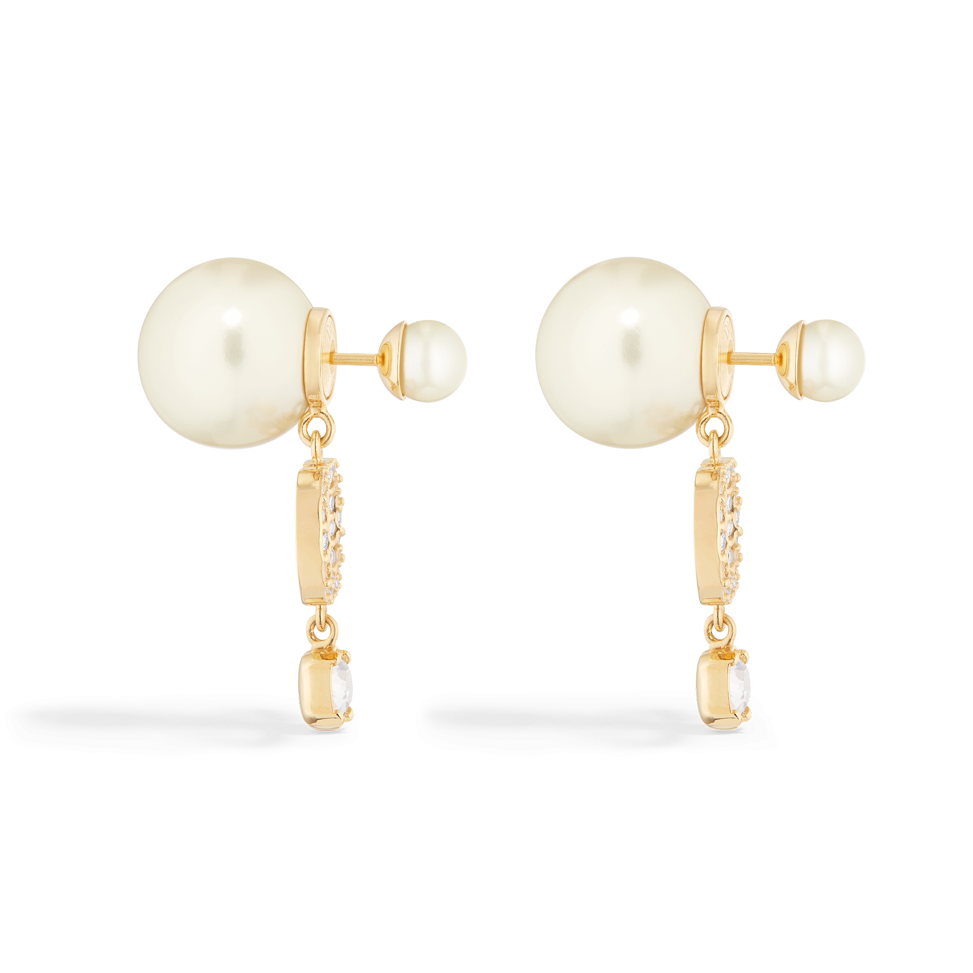 DIOR | Dior Tribales ピアス メタル・レジンパール・クリスタル