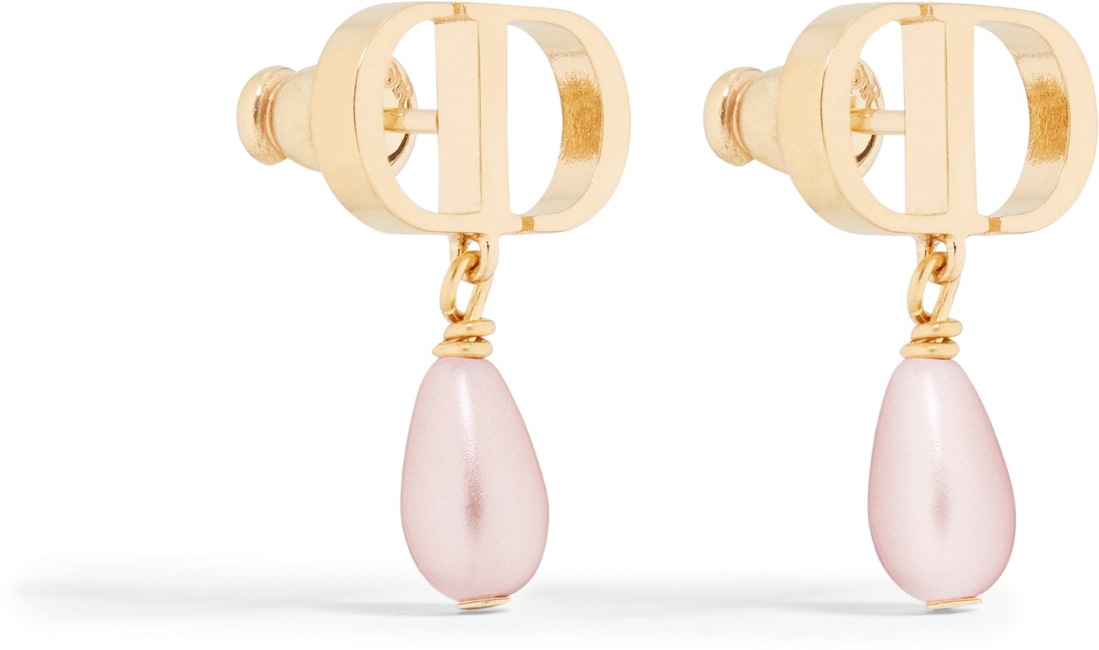 ディオール ピアス DIOR PETIT CD STUD EARRINGS メタル ピアス GOLD ゴールド系 - LA MON