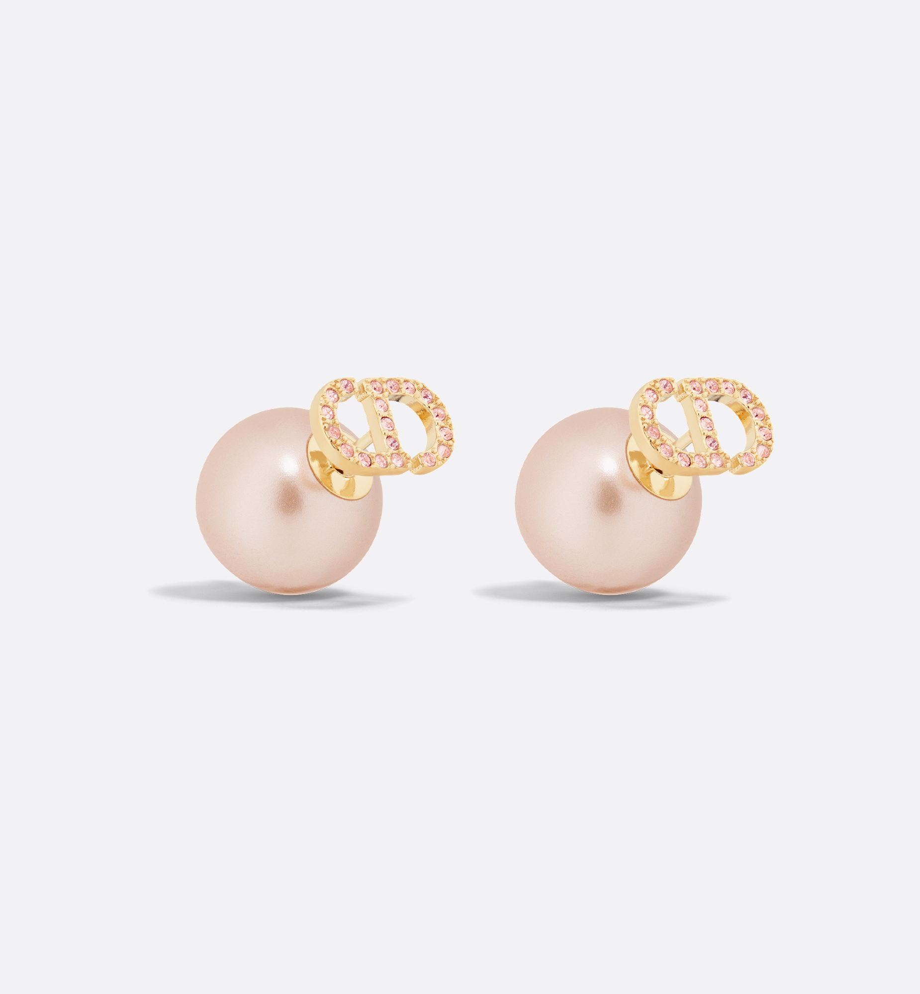 Dior Tribales Earrings Gold-Finish Metal with Iridescent Dior Tribales Earrings Gold-Finish Metal with Iridescent