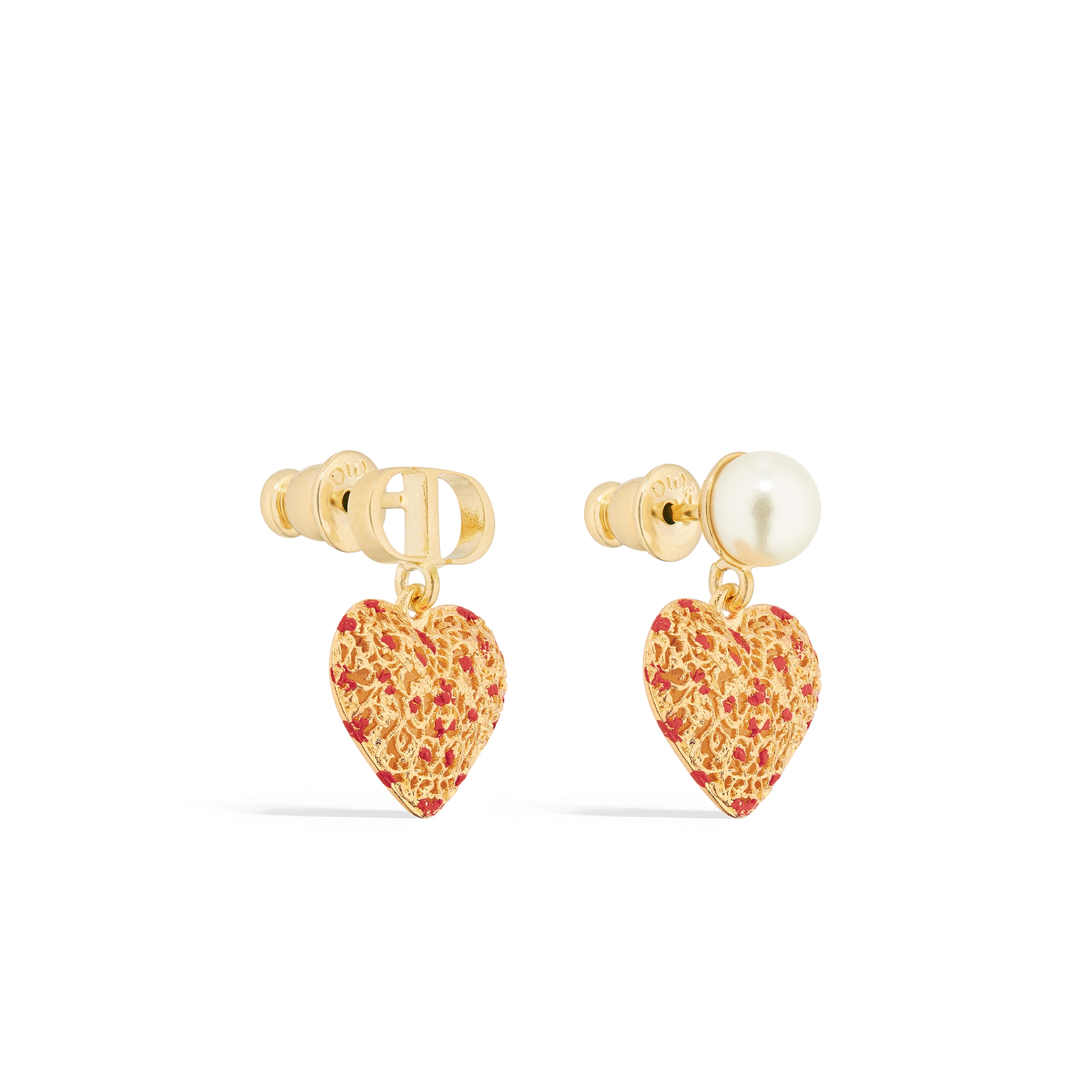 Boucles d'oreilles métal doré - France