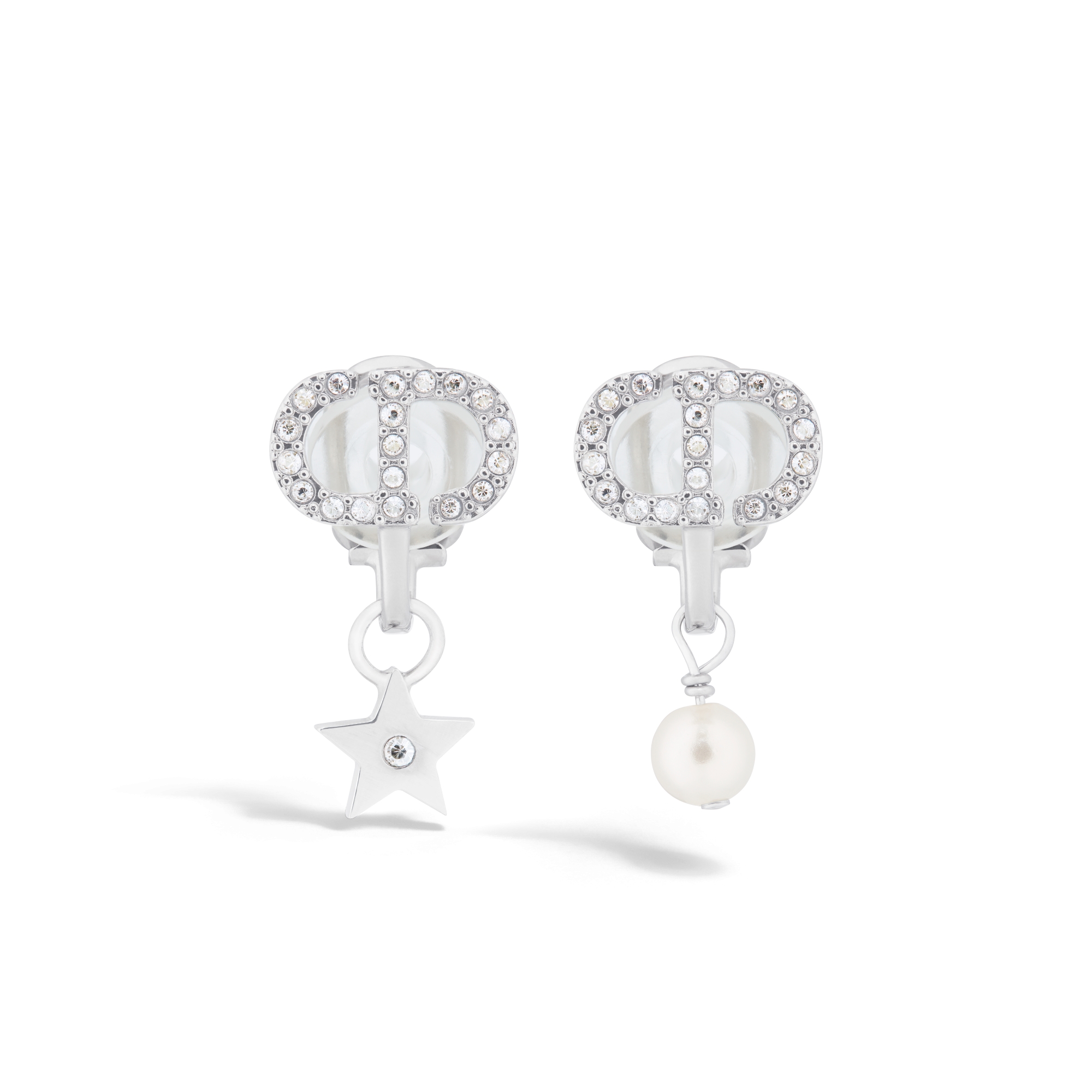 DIOR | Petit CD Lucky Charms ピアス メタル・レジンパール・クリスタル