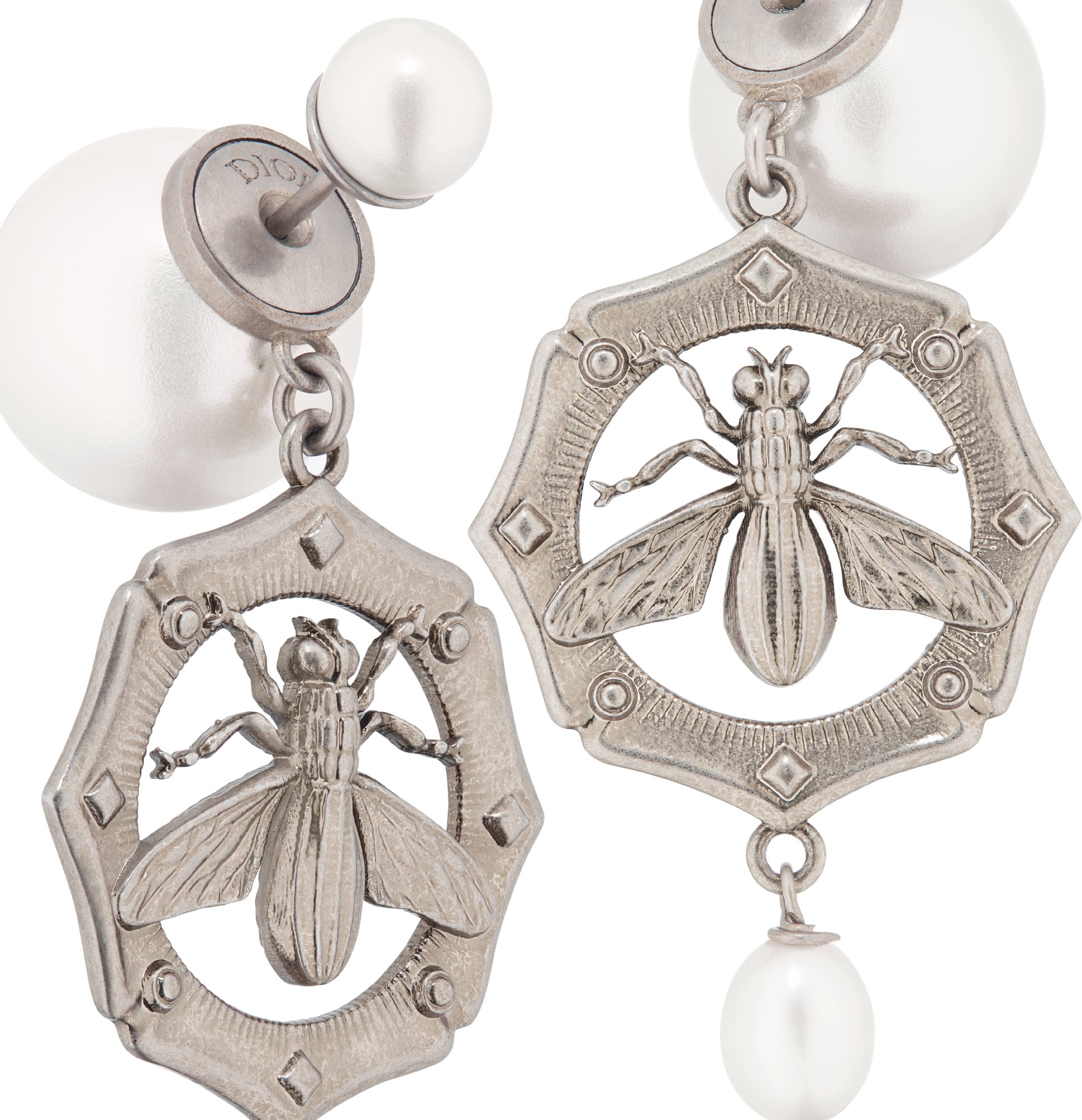 Pendientes De Aro Con Perlas De Moissanita, Plata De Ley 925, Oro De 18 Quilates, Con Certificado De Autenticidad, Perlas De Agua Dulce, Para Mujer, Moissanite