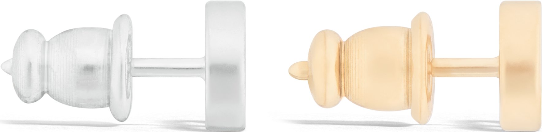 CD Icon Earrings Profile view