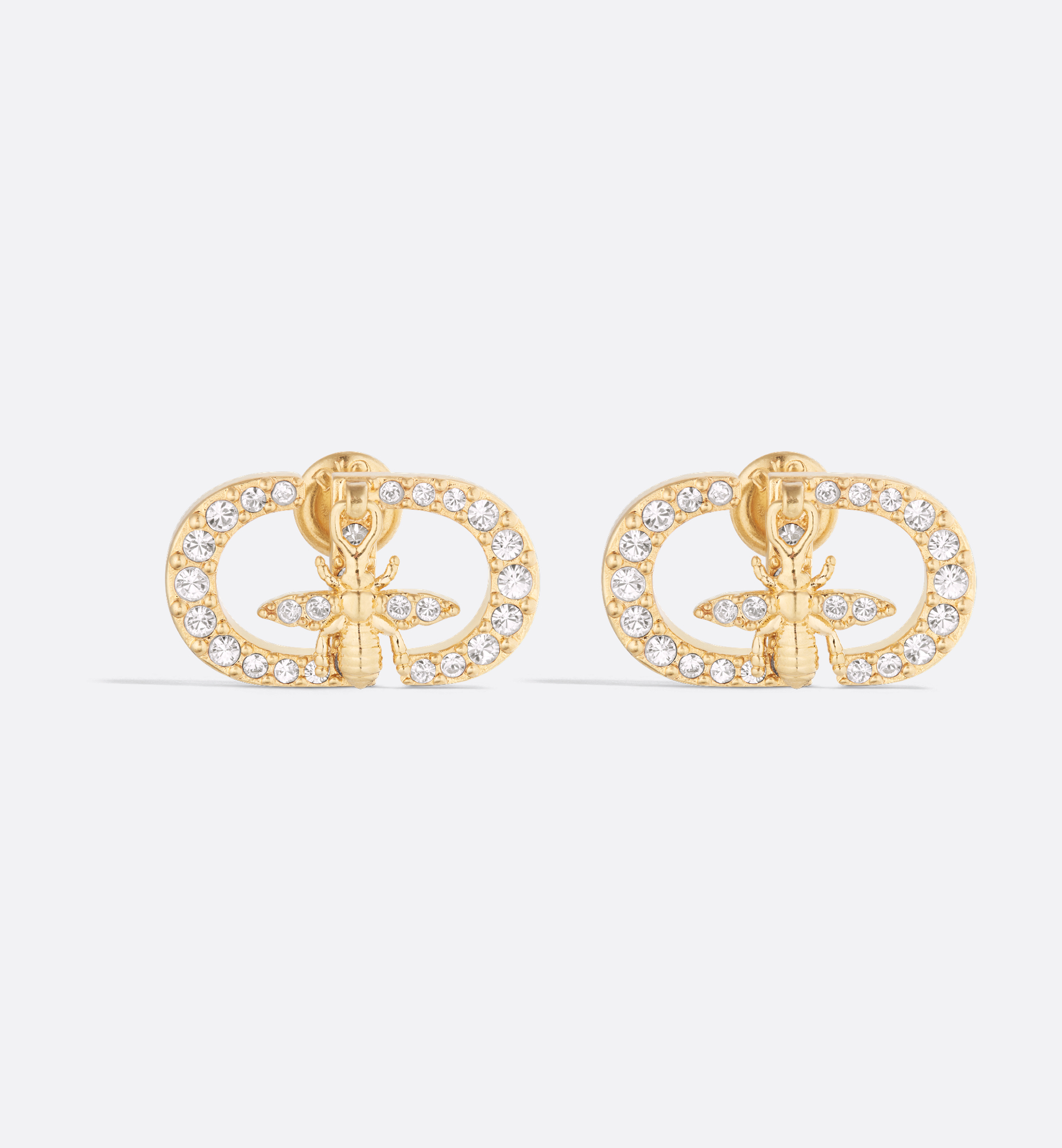 DIOR | Petit CD Bee スタッドピアス メタル & クリスタル DIOR | Petit CD Bee スタッドピアス メタル & クリスタル