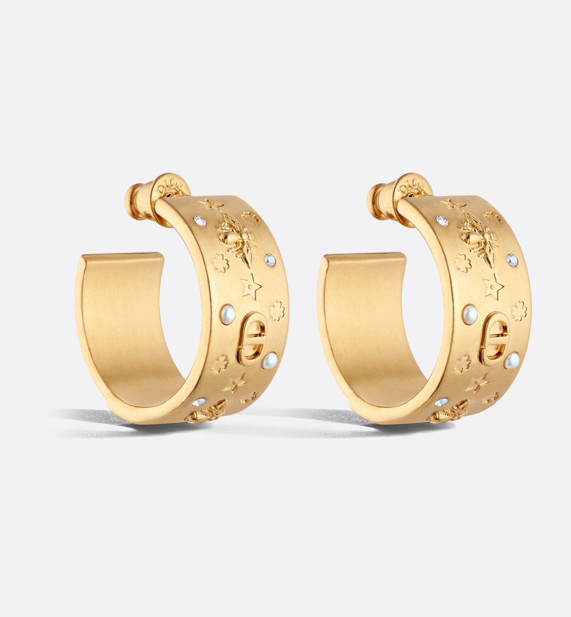 DIOR | Dior Céleste フープピアス メタル・レジンパール DIOR | Dior Céleste フープピアス メタル・レジンパール