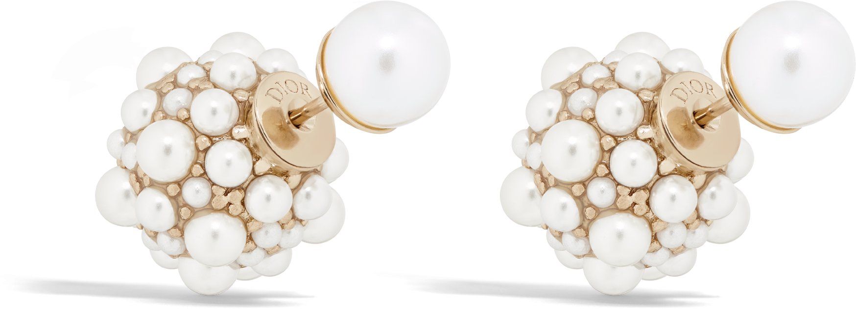 Dior Tribales Earrings Three quarter closed view Three quarter closed view