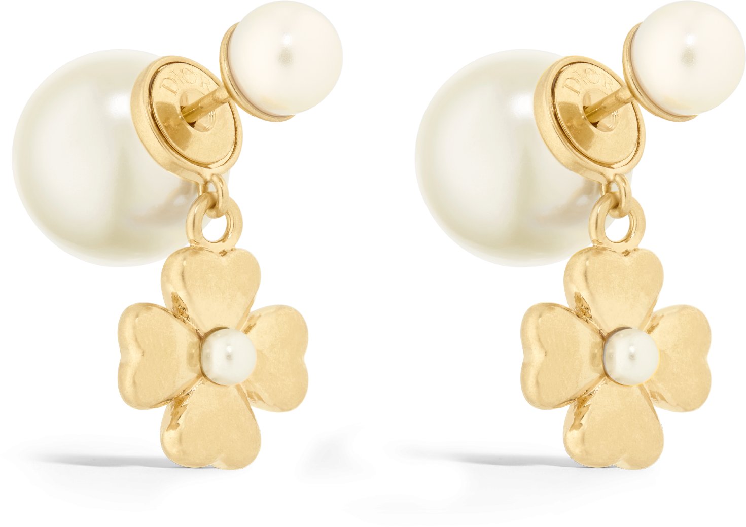 Boucles d'oreilles Dior Tribales Vue de 3/4 zoomée