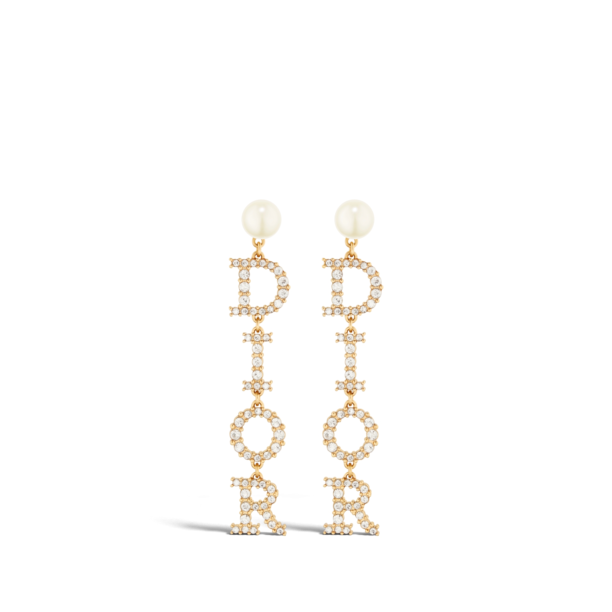 Dior パールクリスタル　片耳 Dior パールクリスタル 片耳 CHRISTIAN DIOR Pearl Crystal