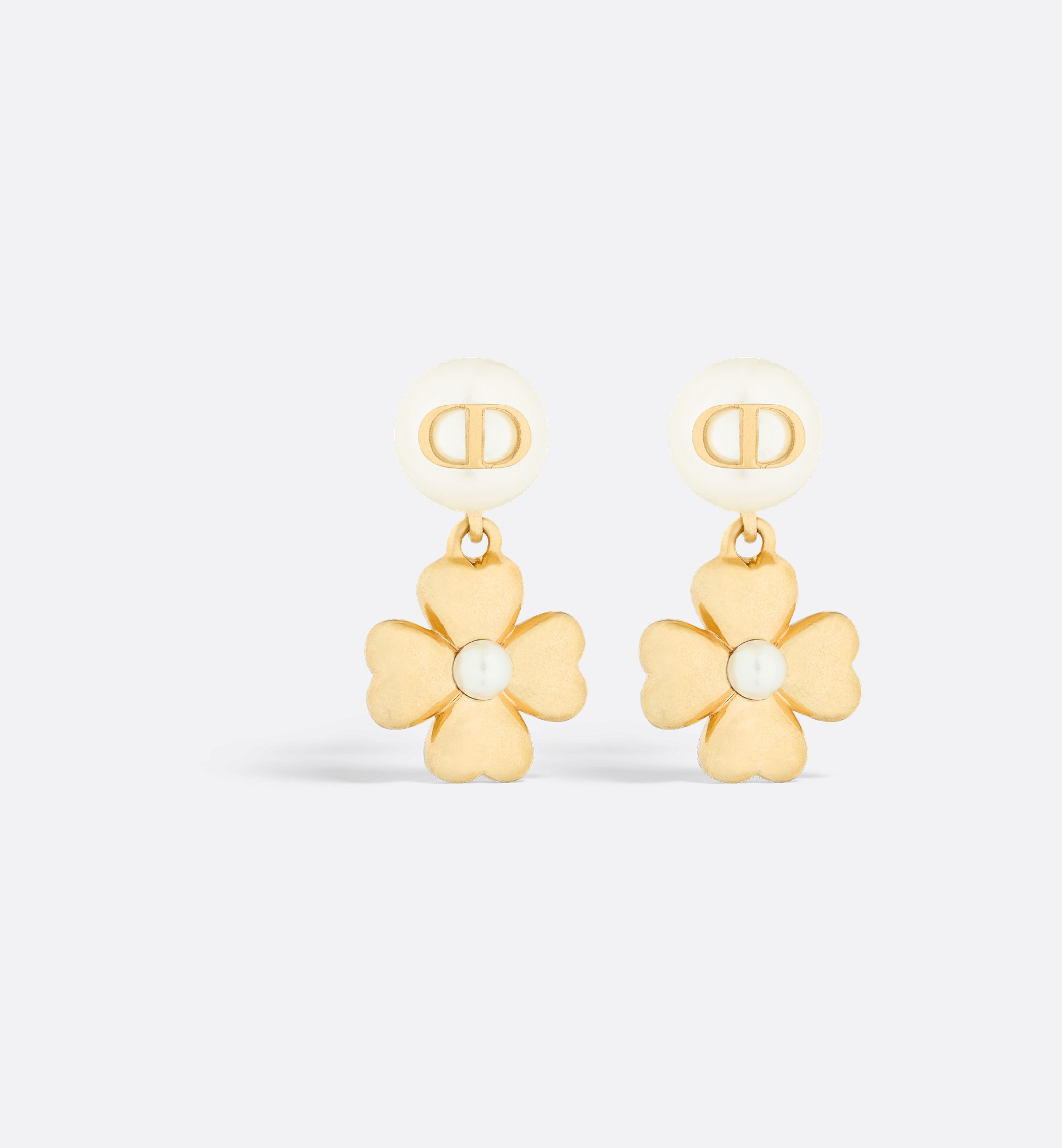 DIOR | Lucky Dior ピアス メタル & レジンパール DIOR | Lucky Dior ピアス メタル & レジンパール