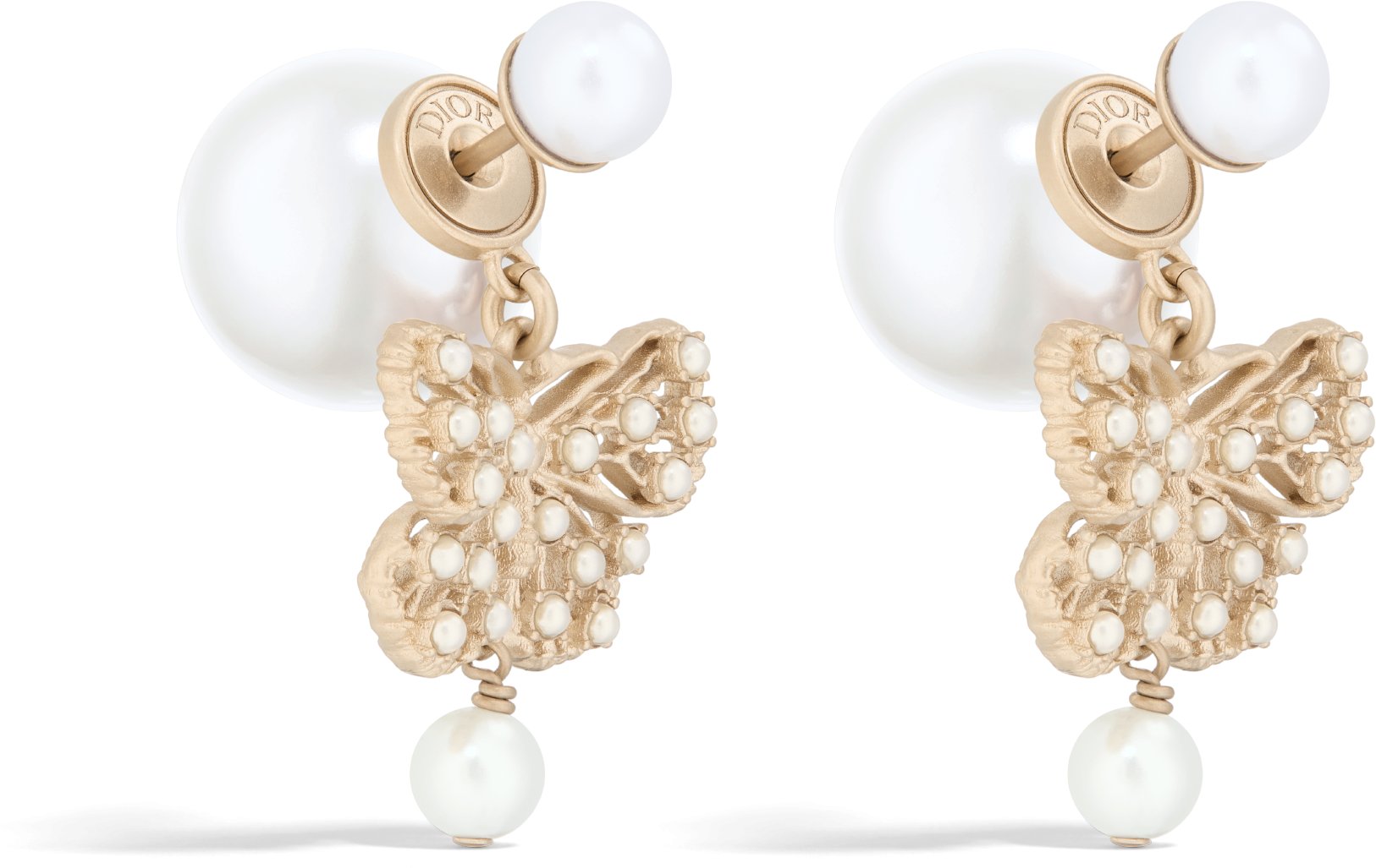 Dior Tribales Earrings Three quarter closed view Three quarter closed view