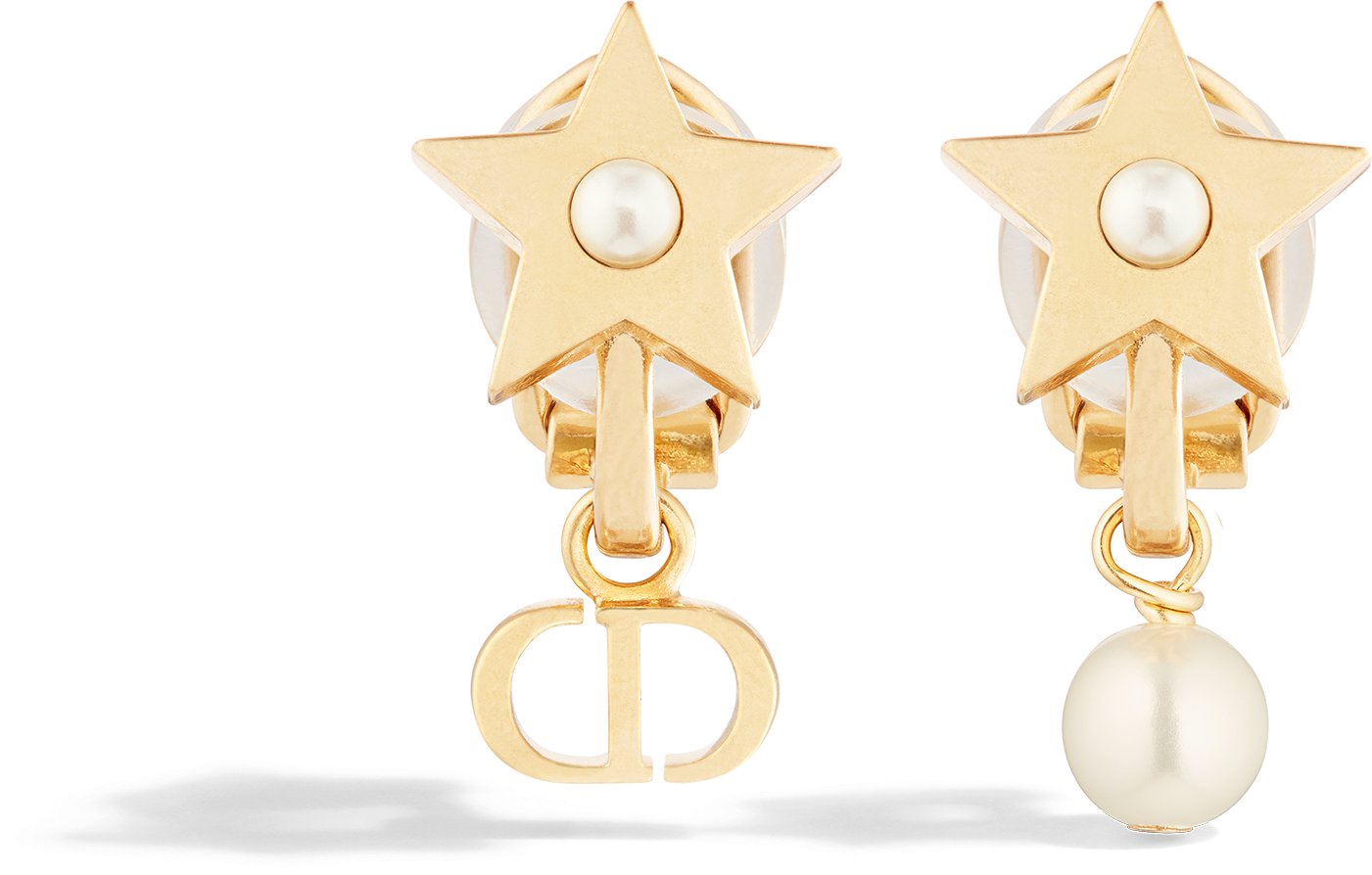 Boucles d'oreilles clip Lucky Dior Vue de face Vue de face