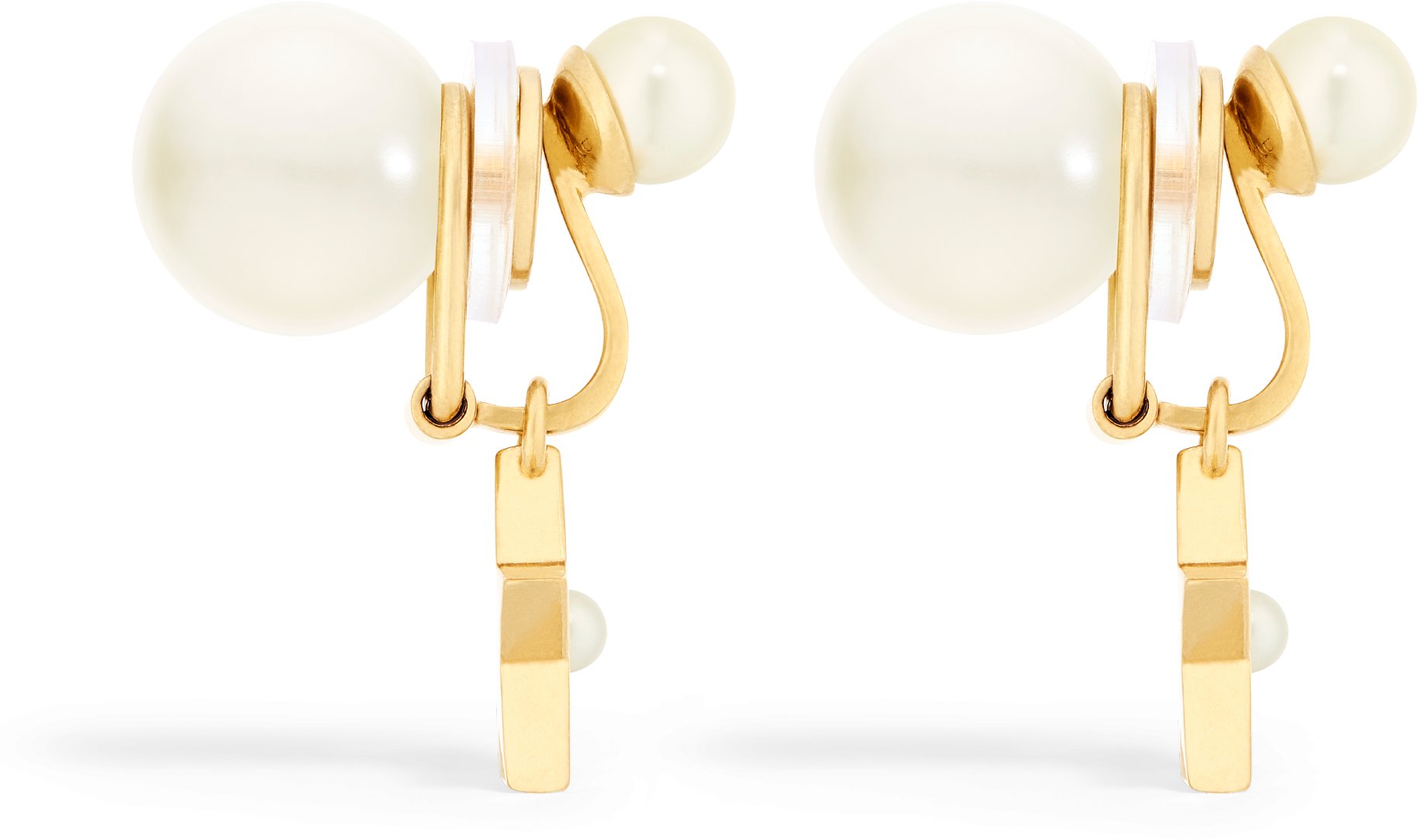 Dior Tribales Clip-On Earrings Profile view