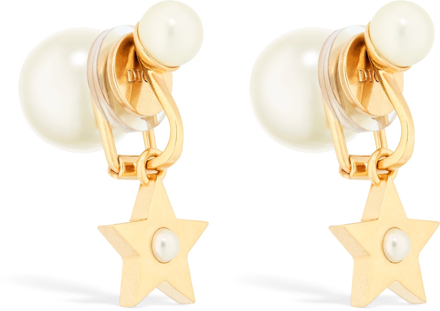 Dior Tribales Clip-On Earrings Three quarter closed view