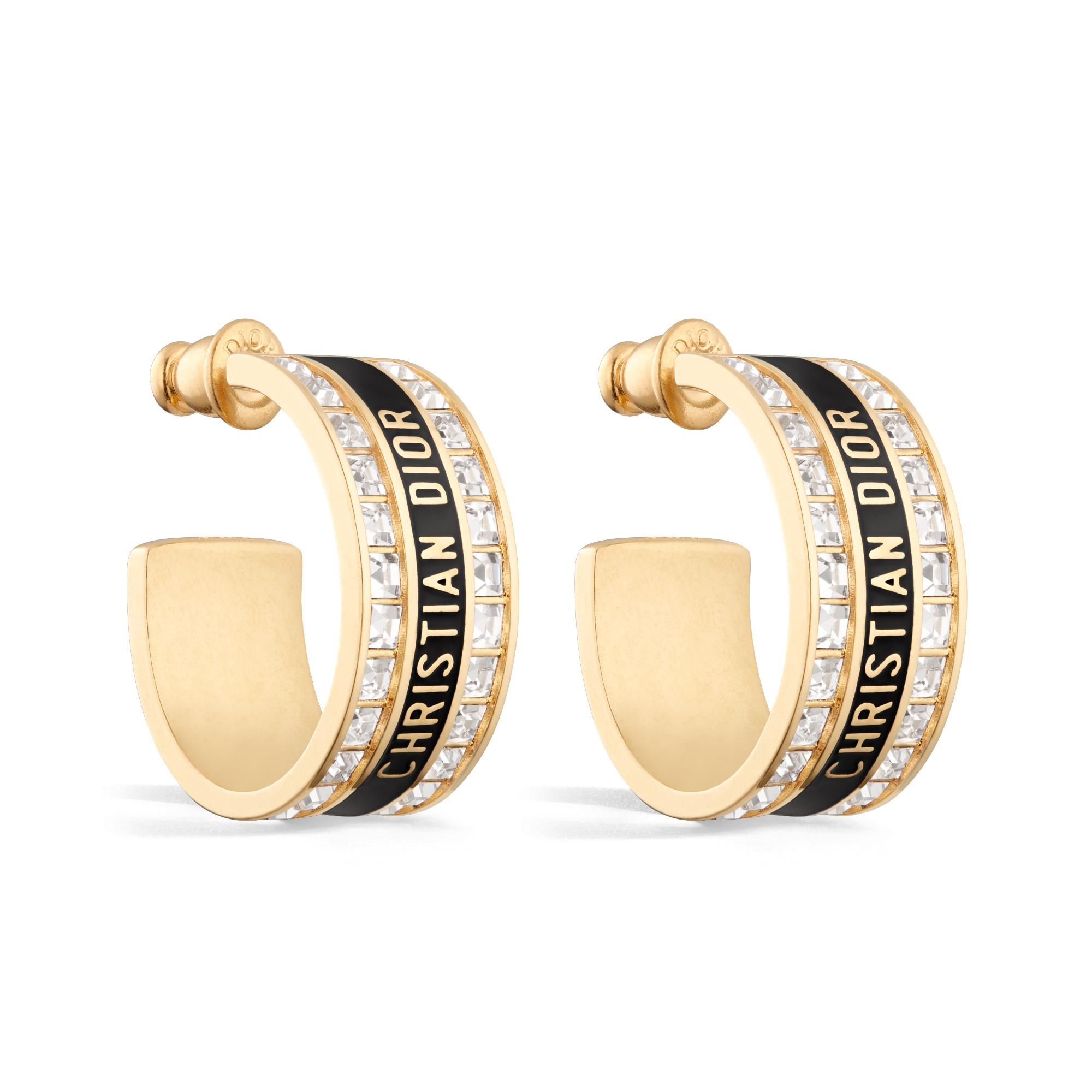 DIOR | Dior Night Code フープピアス メタル・クリスタル・ラッカー