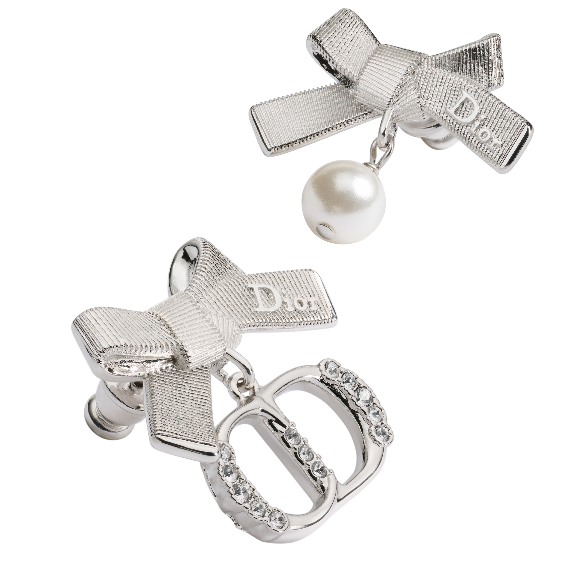 DIOR | CD Parure ピアス メタル・レジンパール・クリスタル