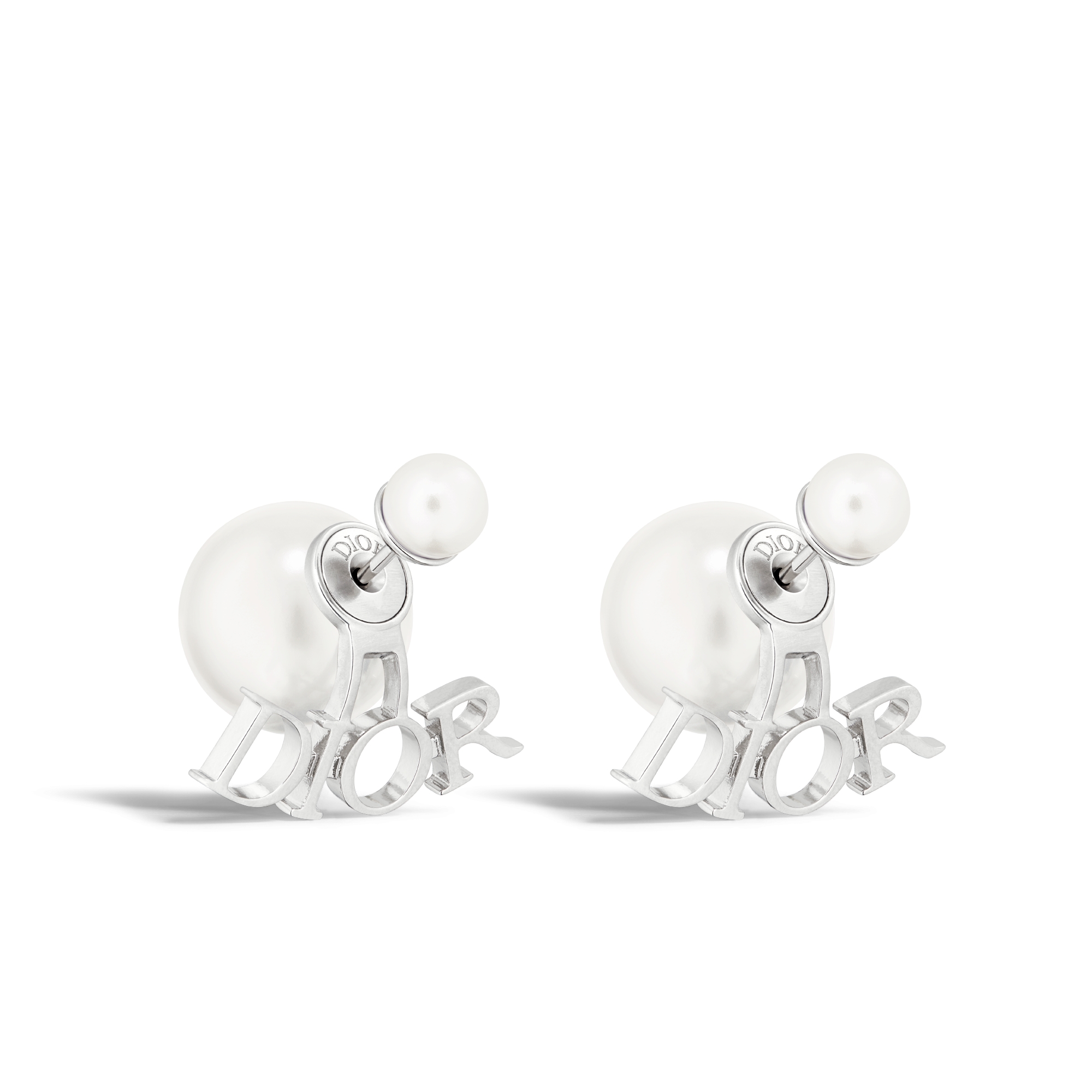 Dior トリバルピアス シルバー ホワイト DIOR | Dior Tribales ピアス メタル & レジンパール