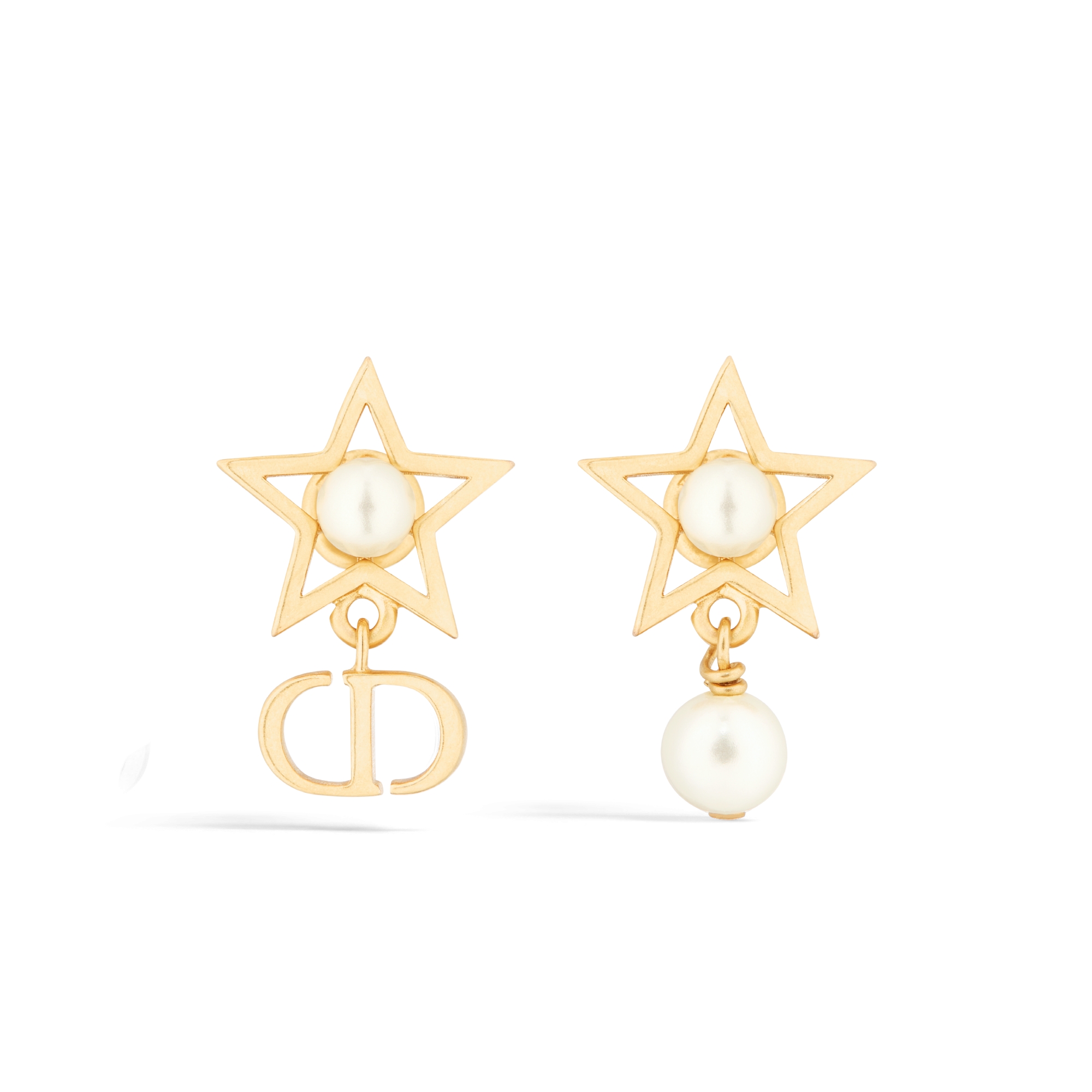 DIOR | Le Nœud de Dior ピアス メタル・レジンパール・クリスタル