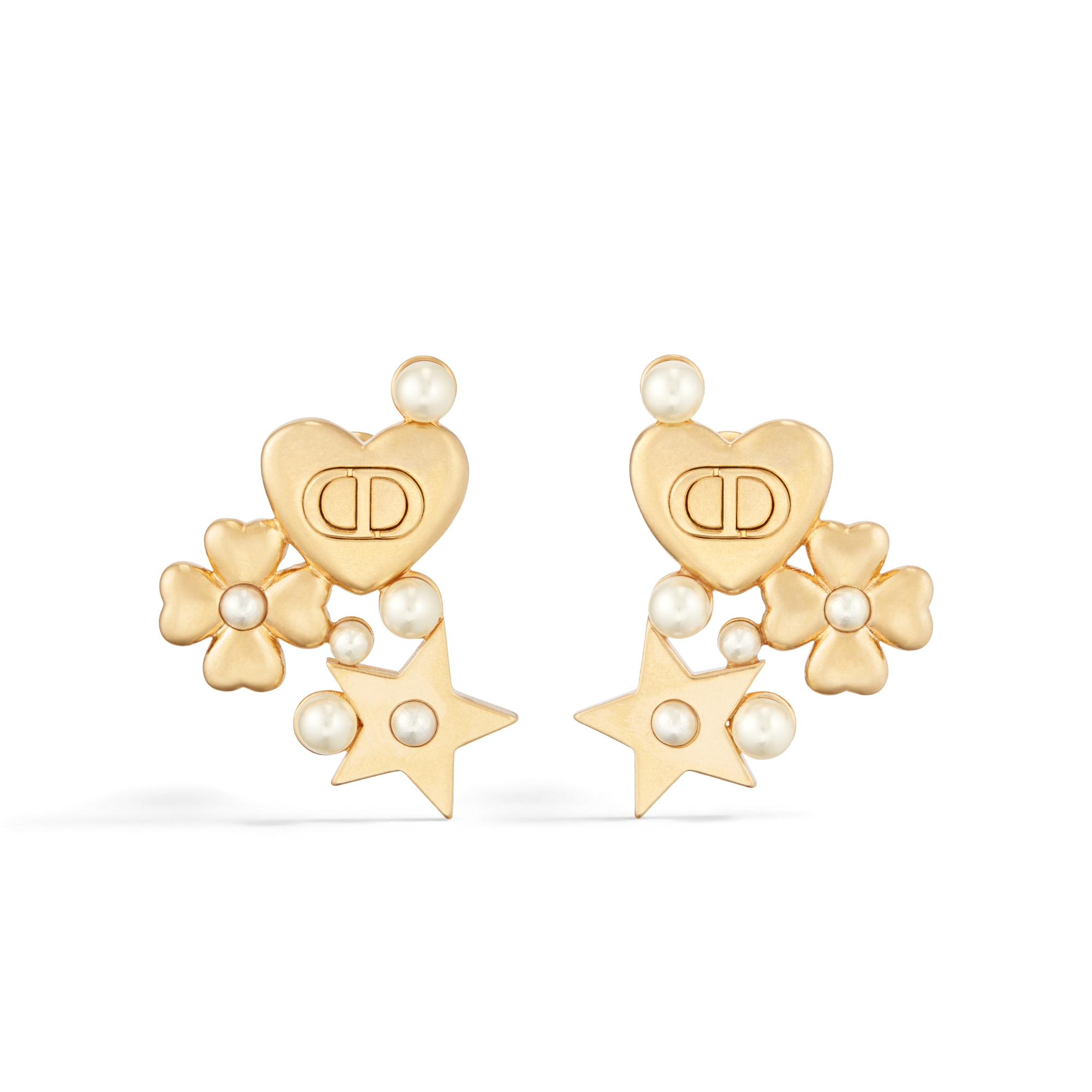 DIOR | Lucky Dior フープピアス メタル