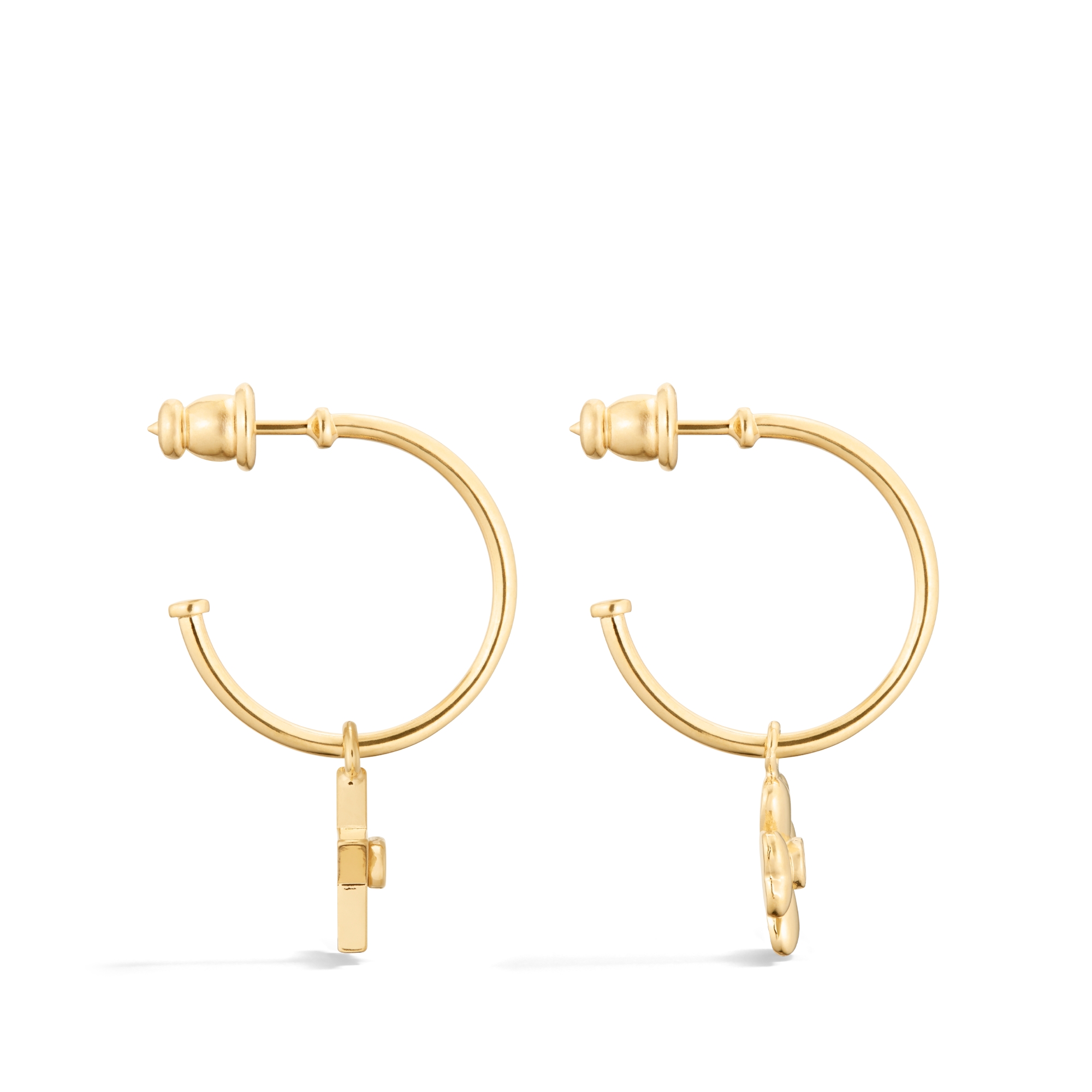 DIOR | Lucky Dior フープピアス メタル