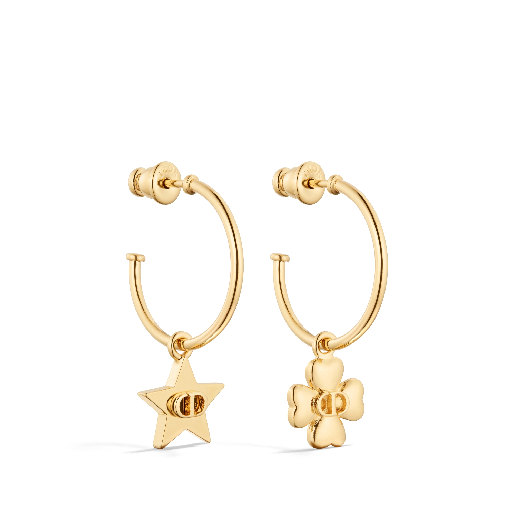 Lucky Dior Hoop Earrings