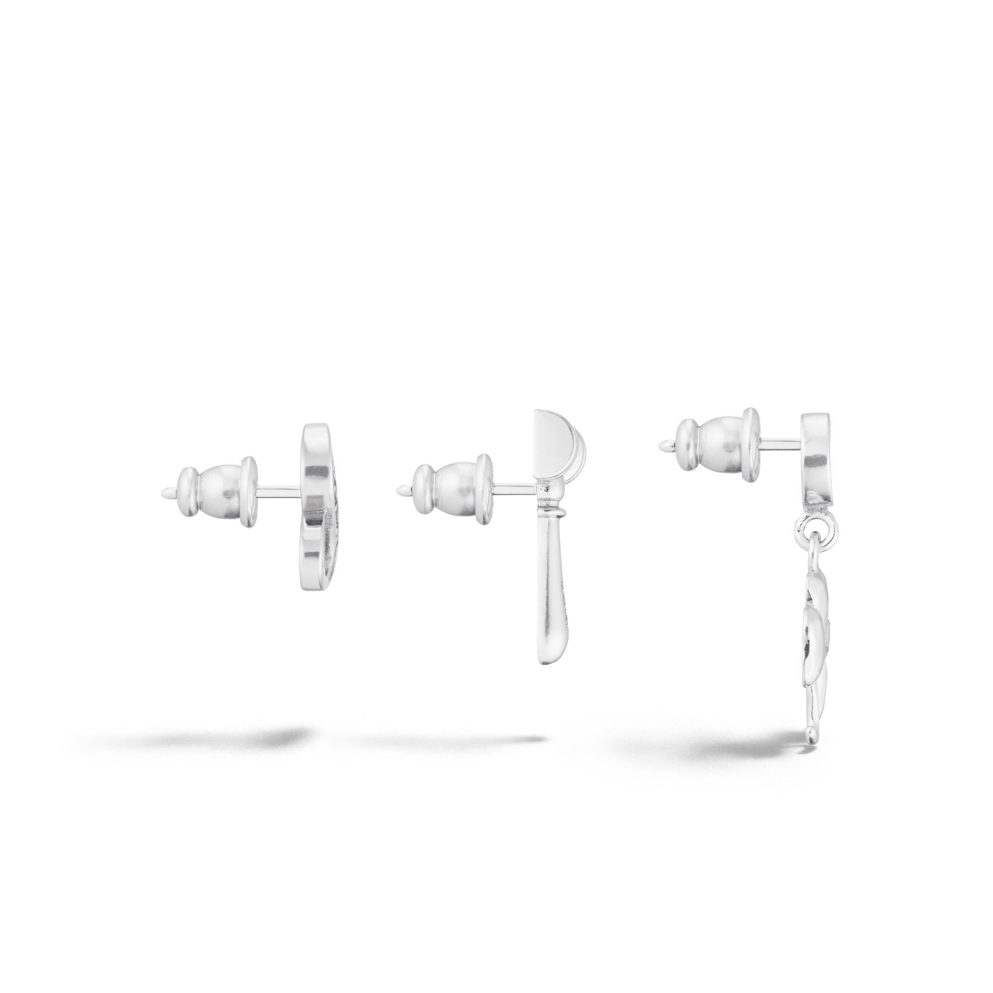 Knock on Wood ピアス セット 真鍮 & クリスタル E02