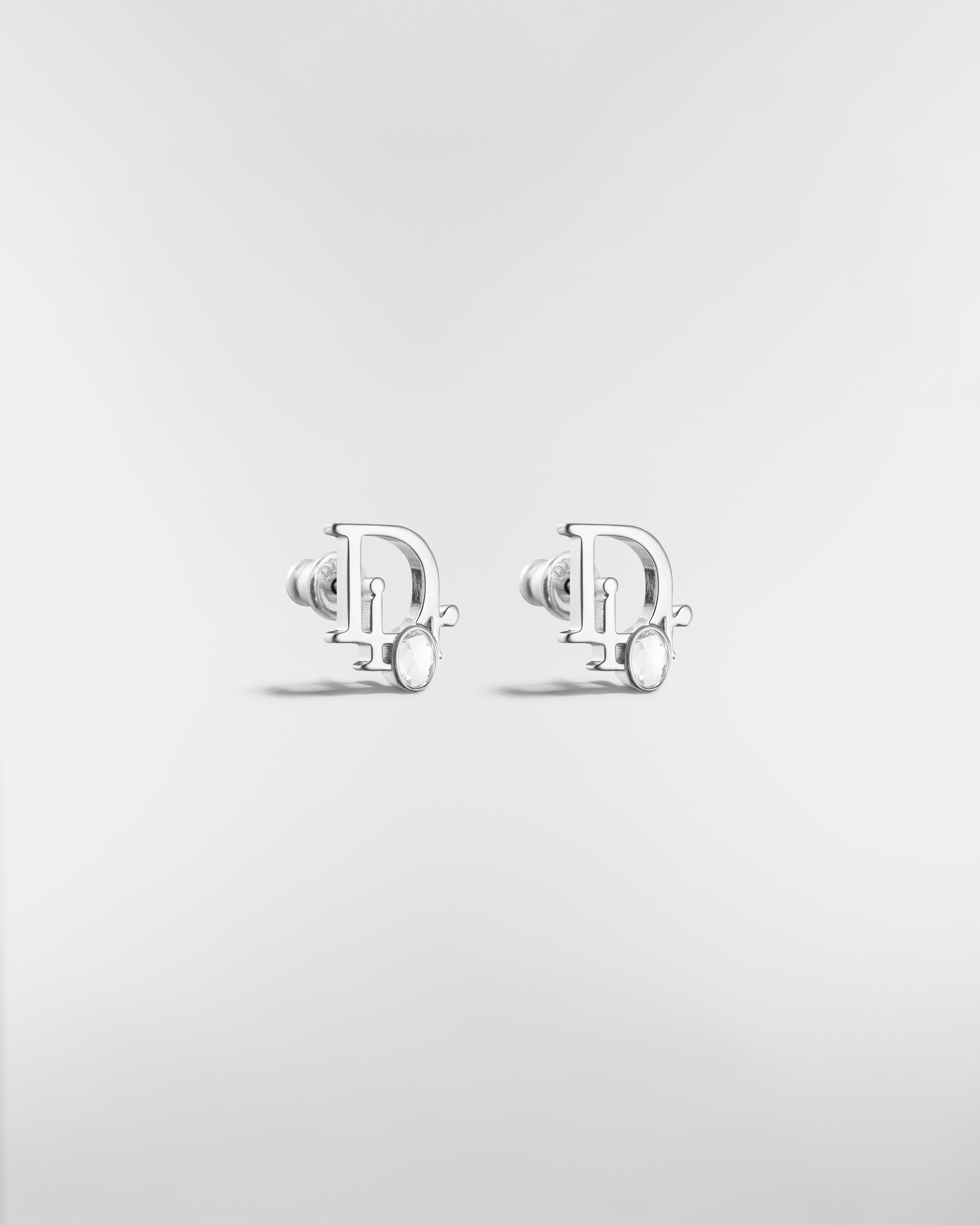 Dior Sparkle ピアス 真鍮 & クリスタル E03