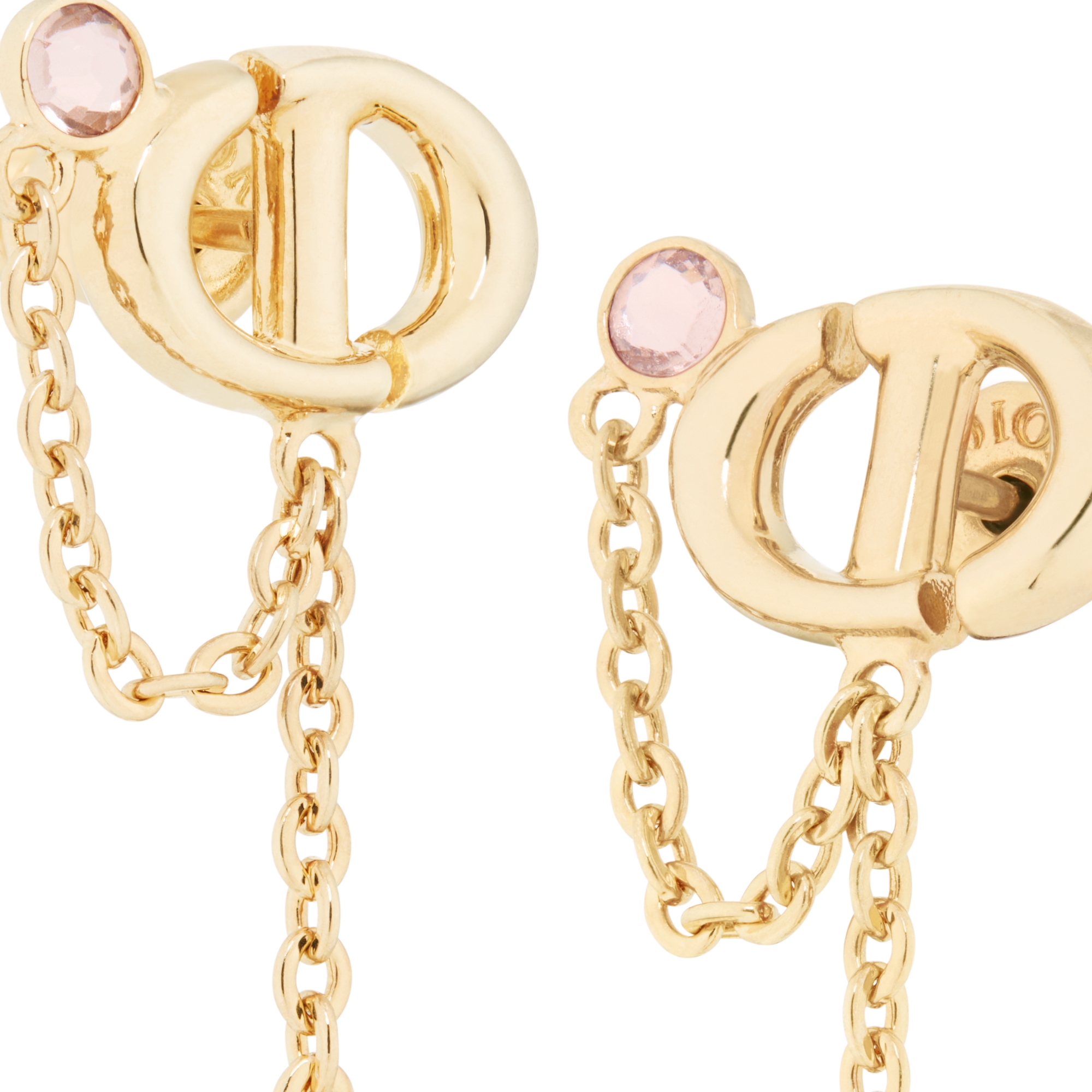 DIOR | CD Navy ピアス メタル・レジンパール・クリスタル