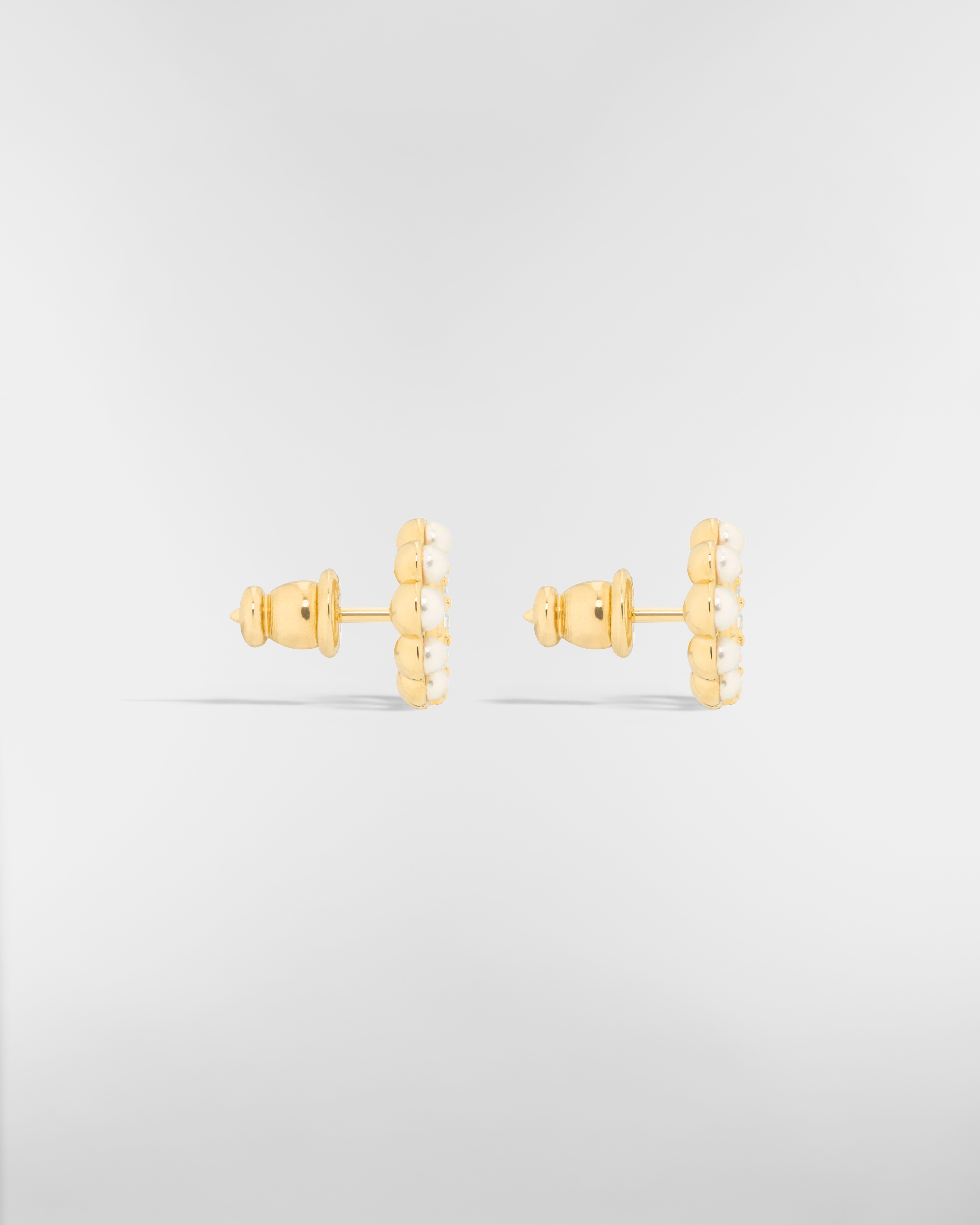 Petit CD Duo Stud Earrings