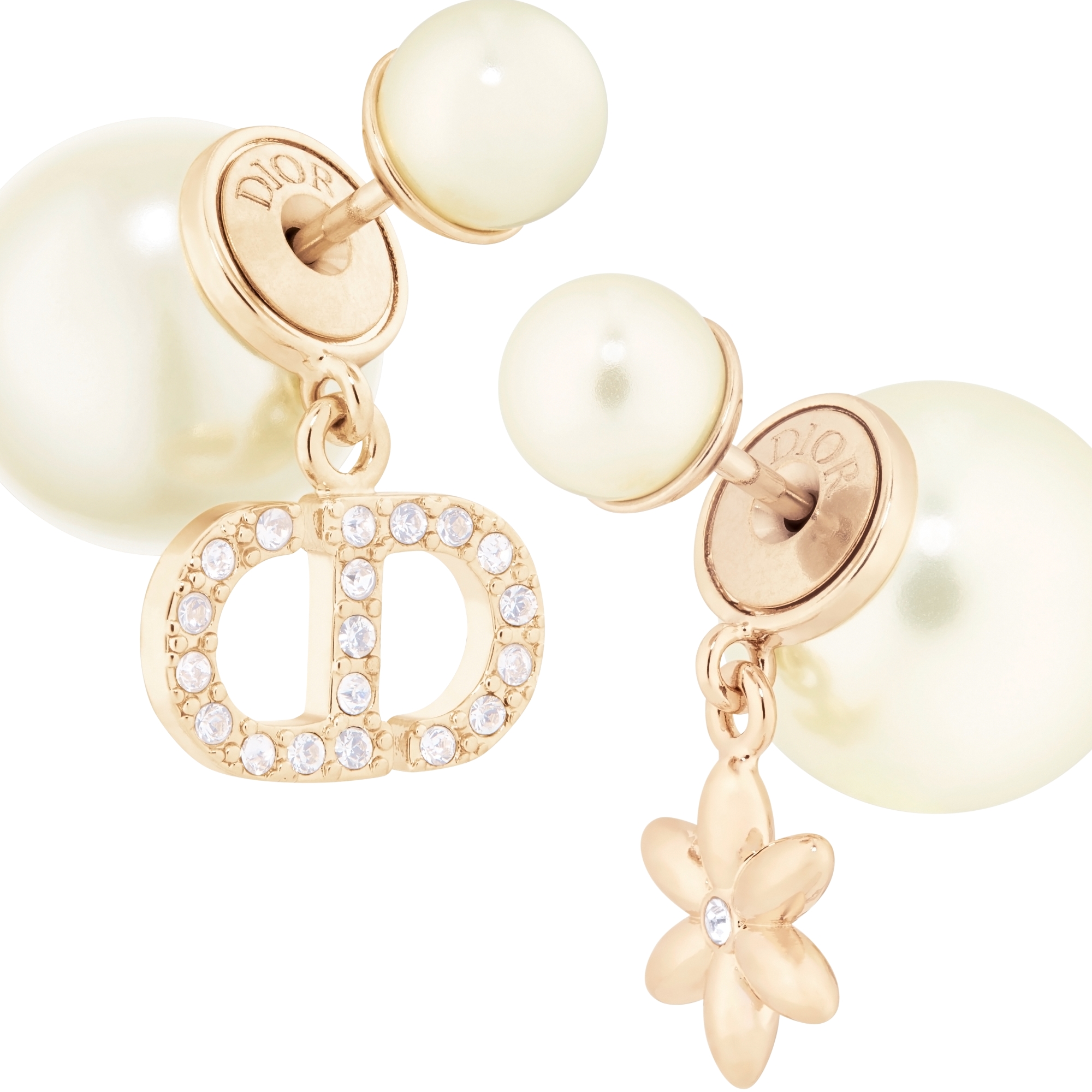 Dio(r)evolution ピアス　メタル・レジンパール・クリスタル DIOR ピアス DIOR | Dio(r)evolution ピアス メタル・レジン