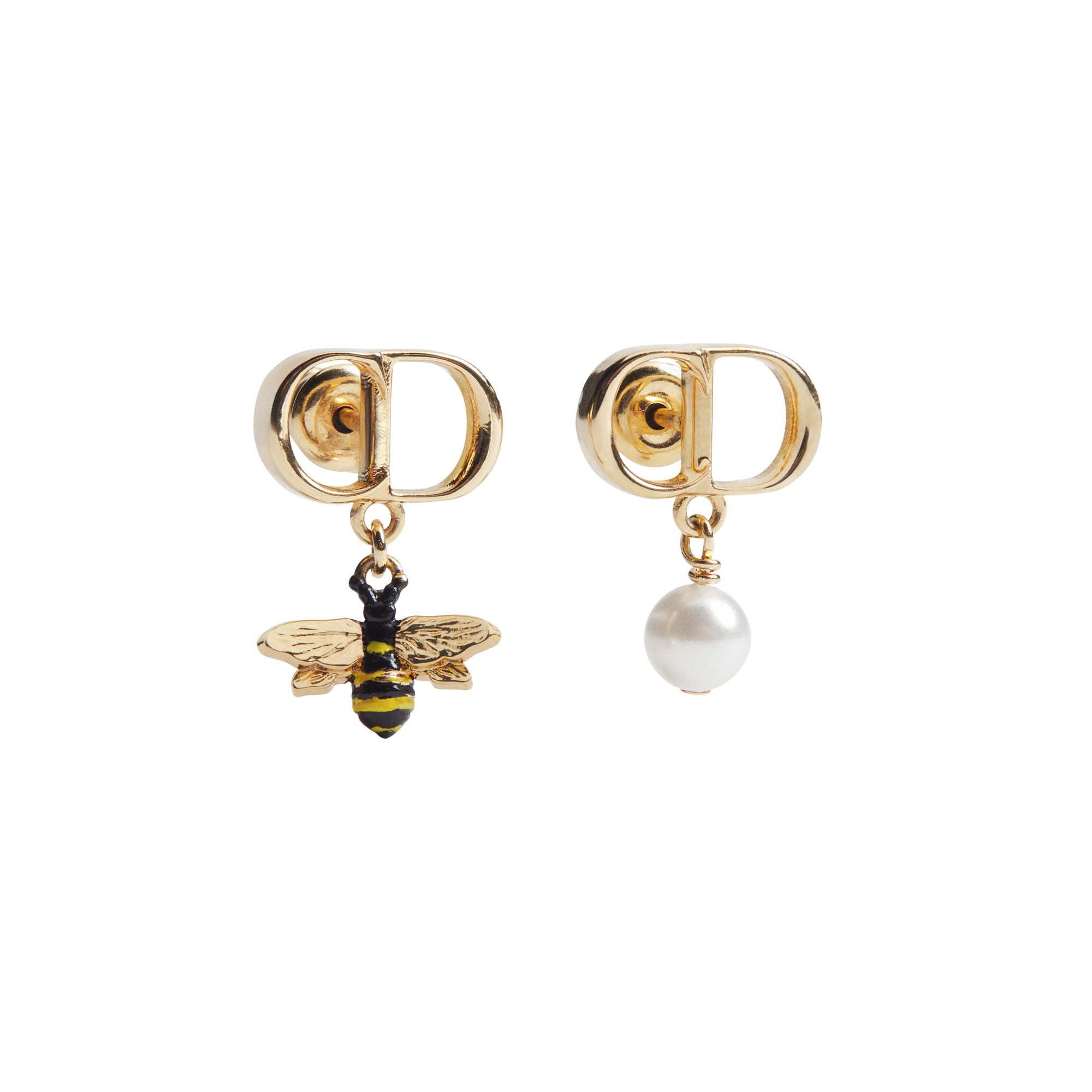 DIOR | CD Garden ピアス メタル・レジンパール・ラッカー