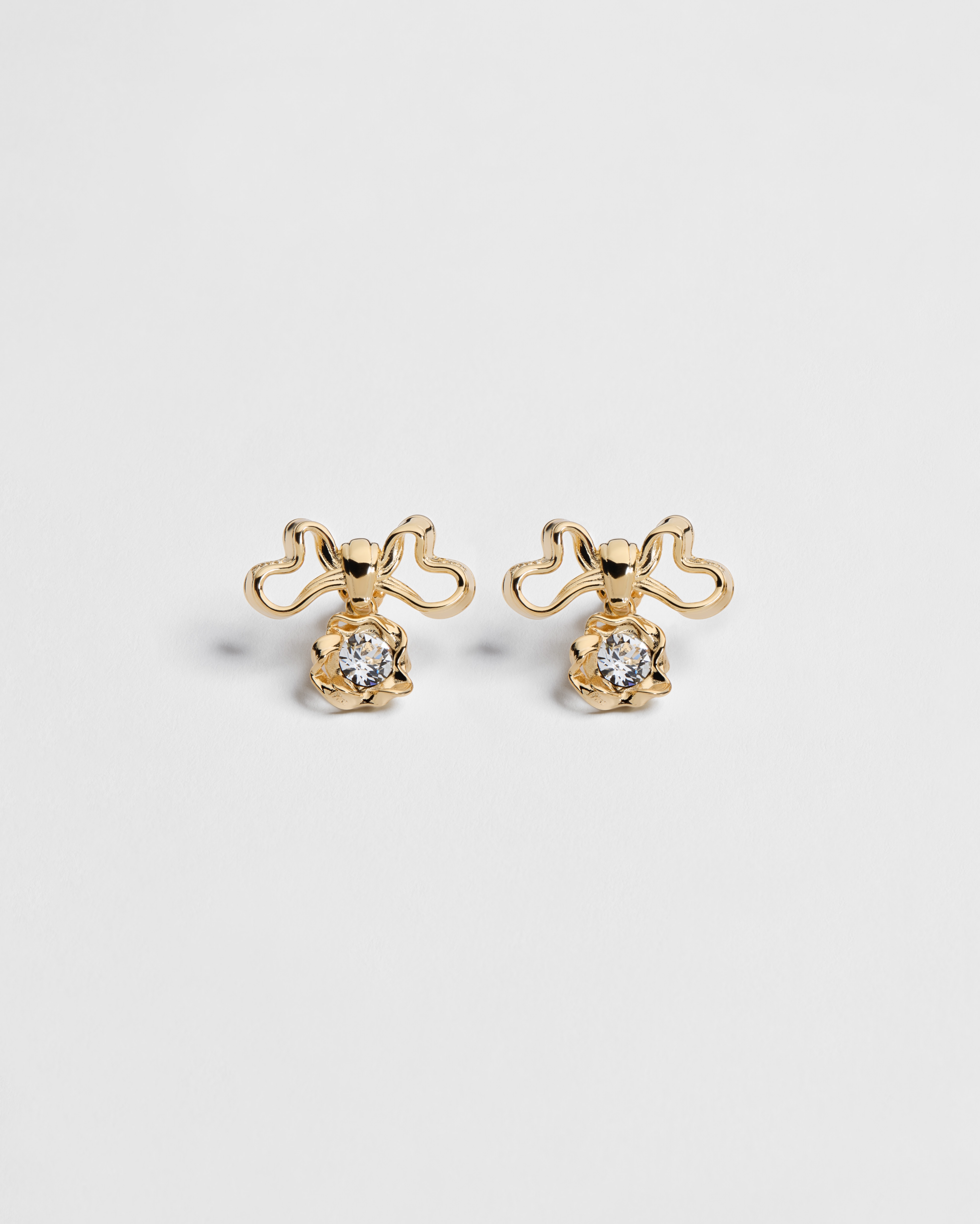 Dior Twisted Bow Earrings