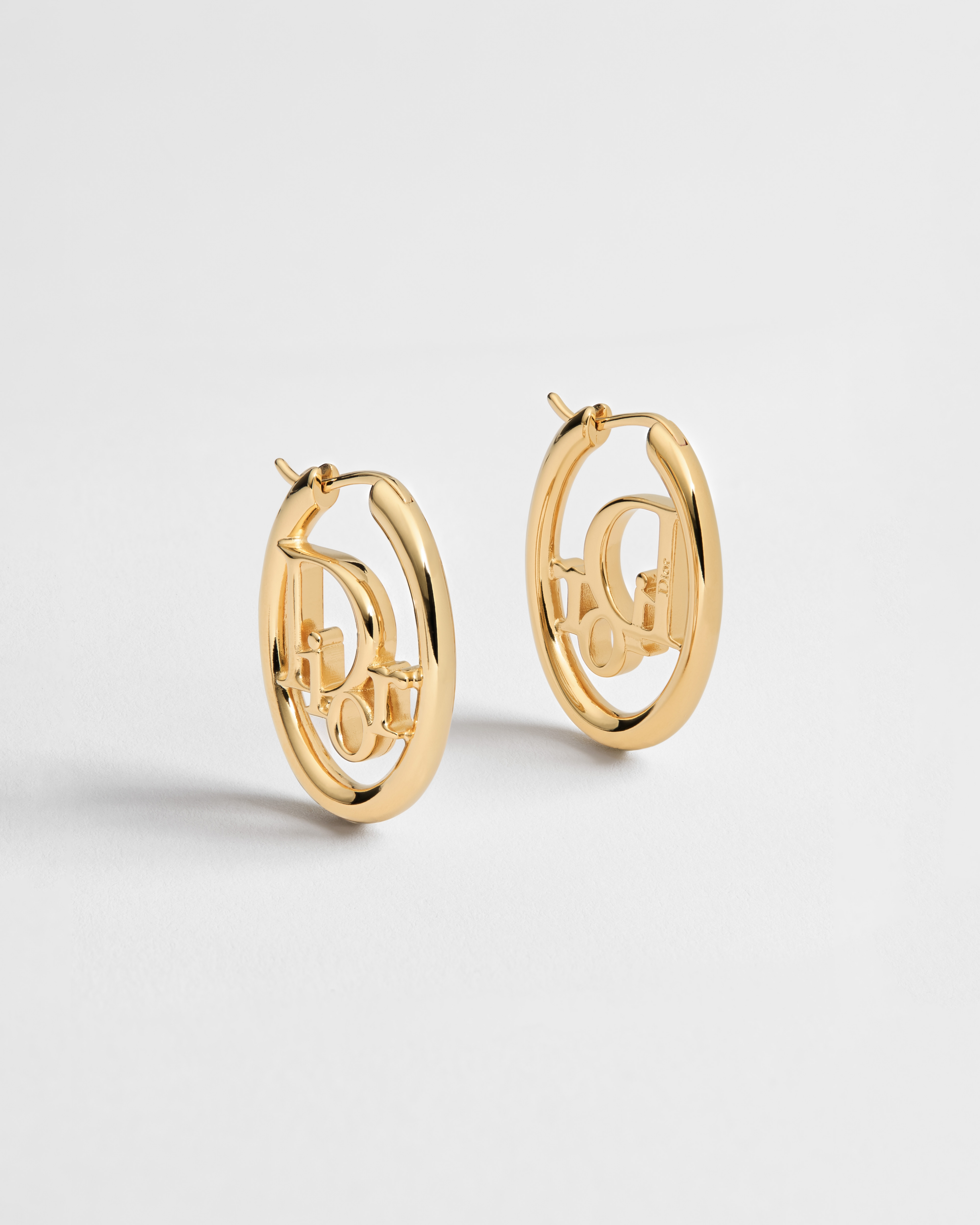 Dior Oblique Hoop Earrings