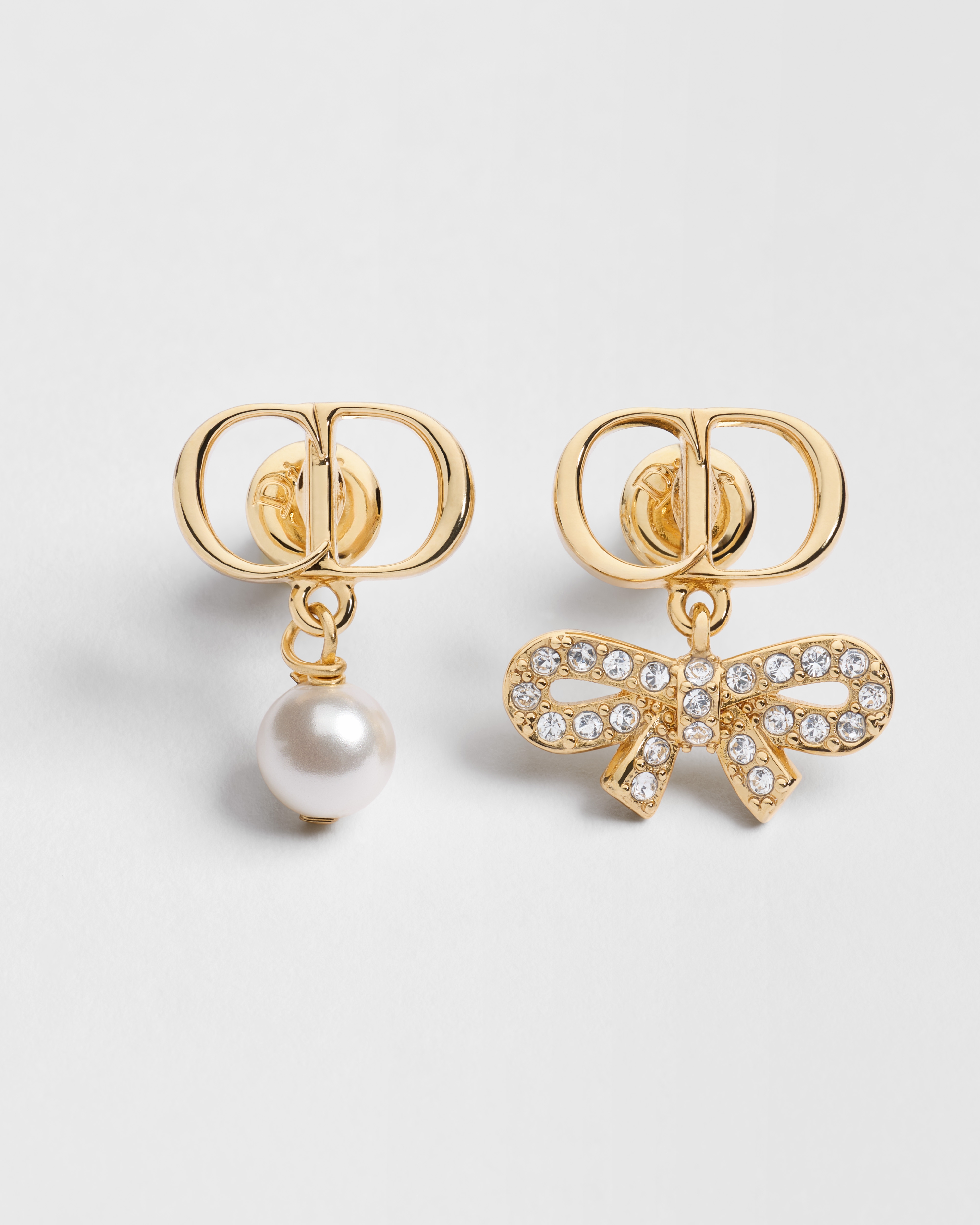 CD Mini Bow Earrings