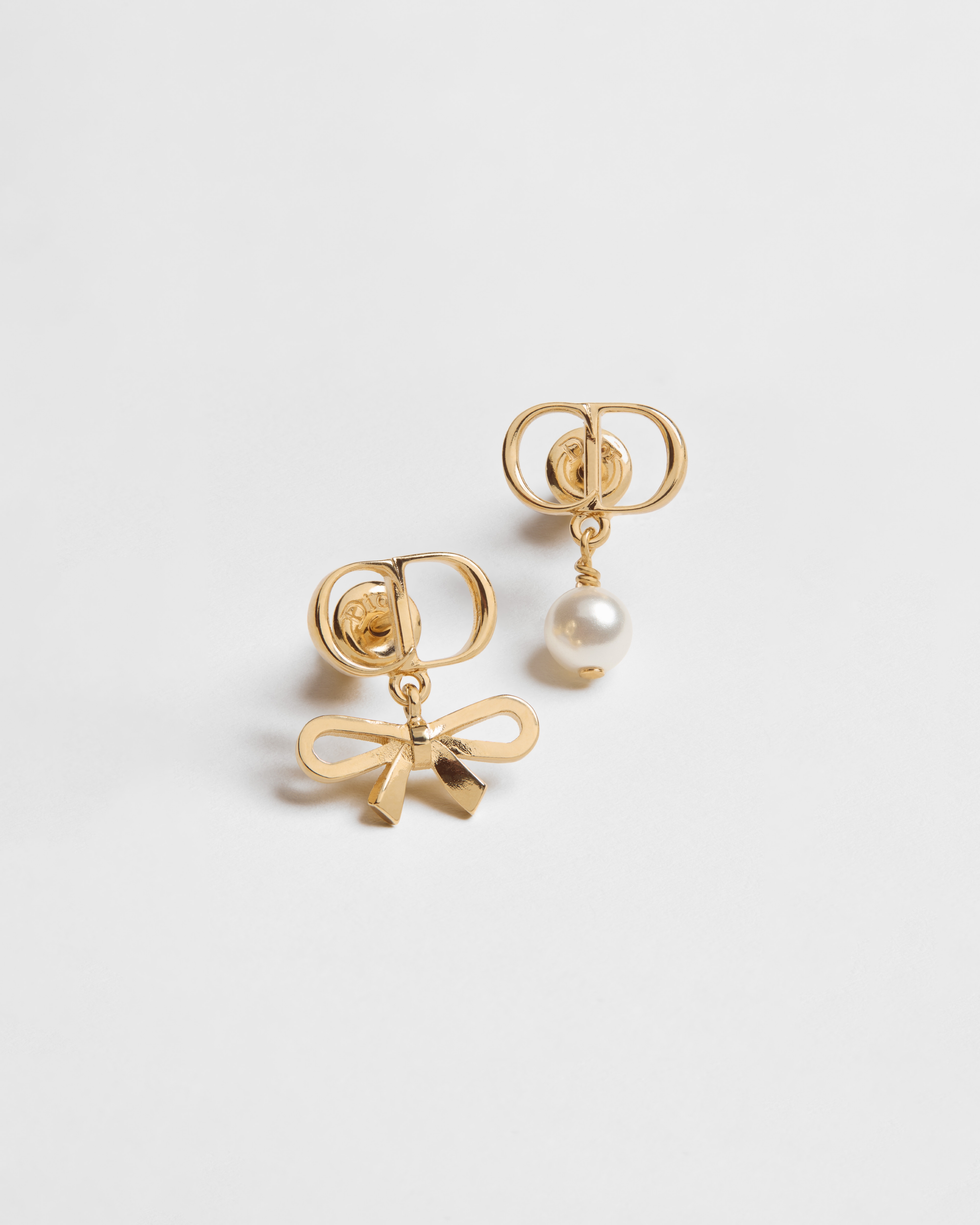 CD Mini Bow Earrings
