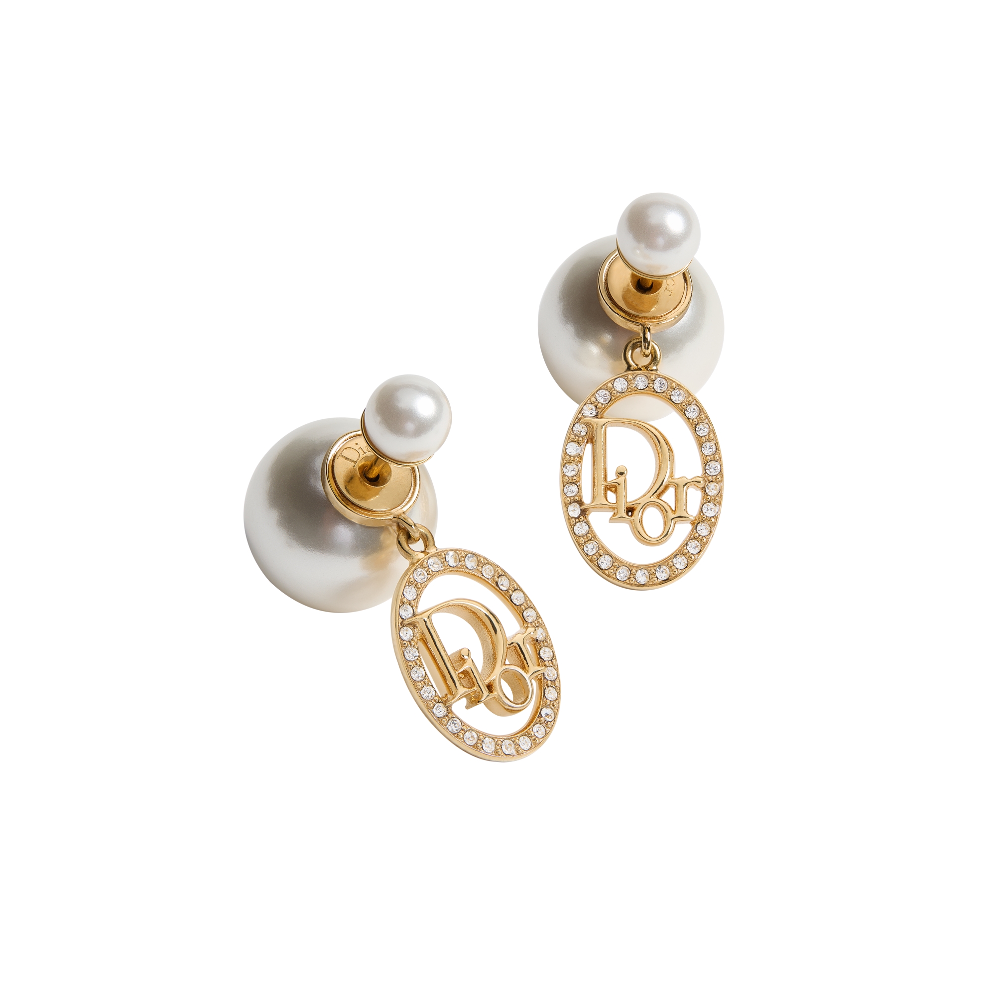 DIOR | Dior Tribales ピアス メタル・レジンパール・クリスタル
