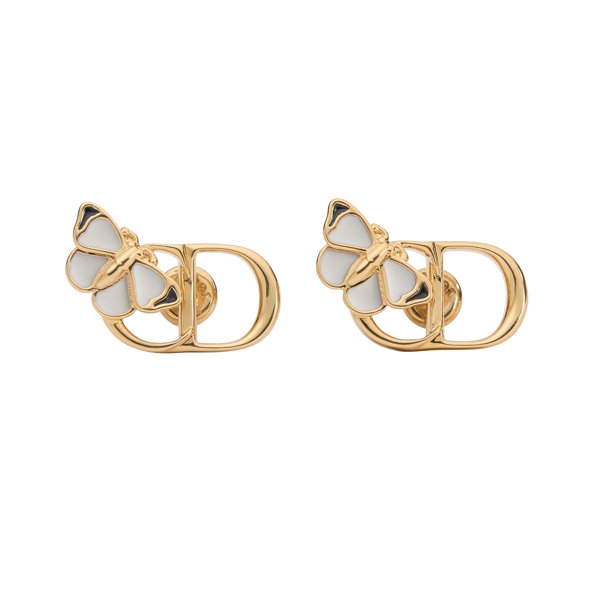 DIOR | 【日本限定】CD Signature スタッドピアス メタル & ラッカー