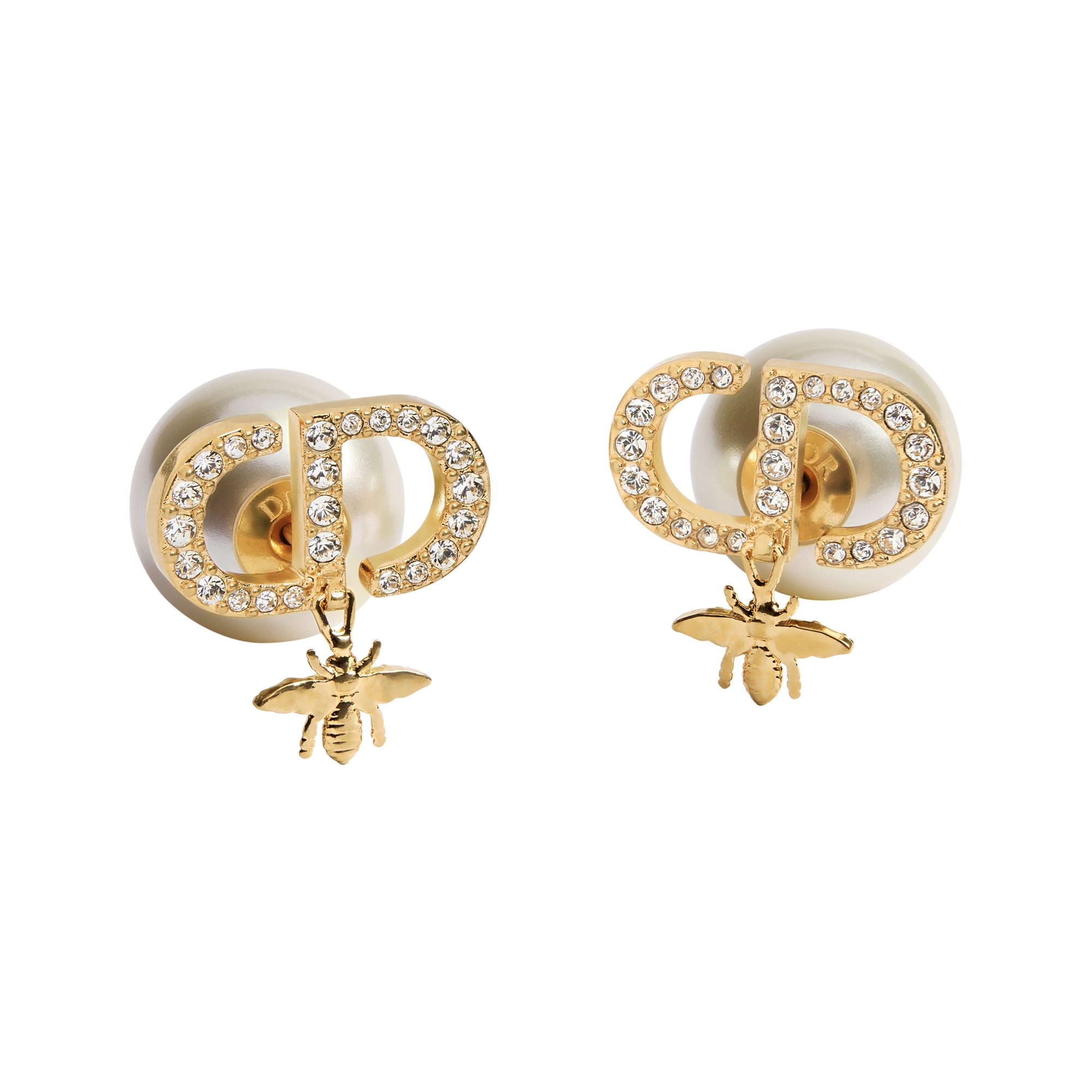 DIOR | Dior Tribales ピアス メタル・レジンパール・クリスタル