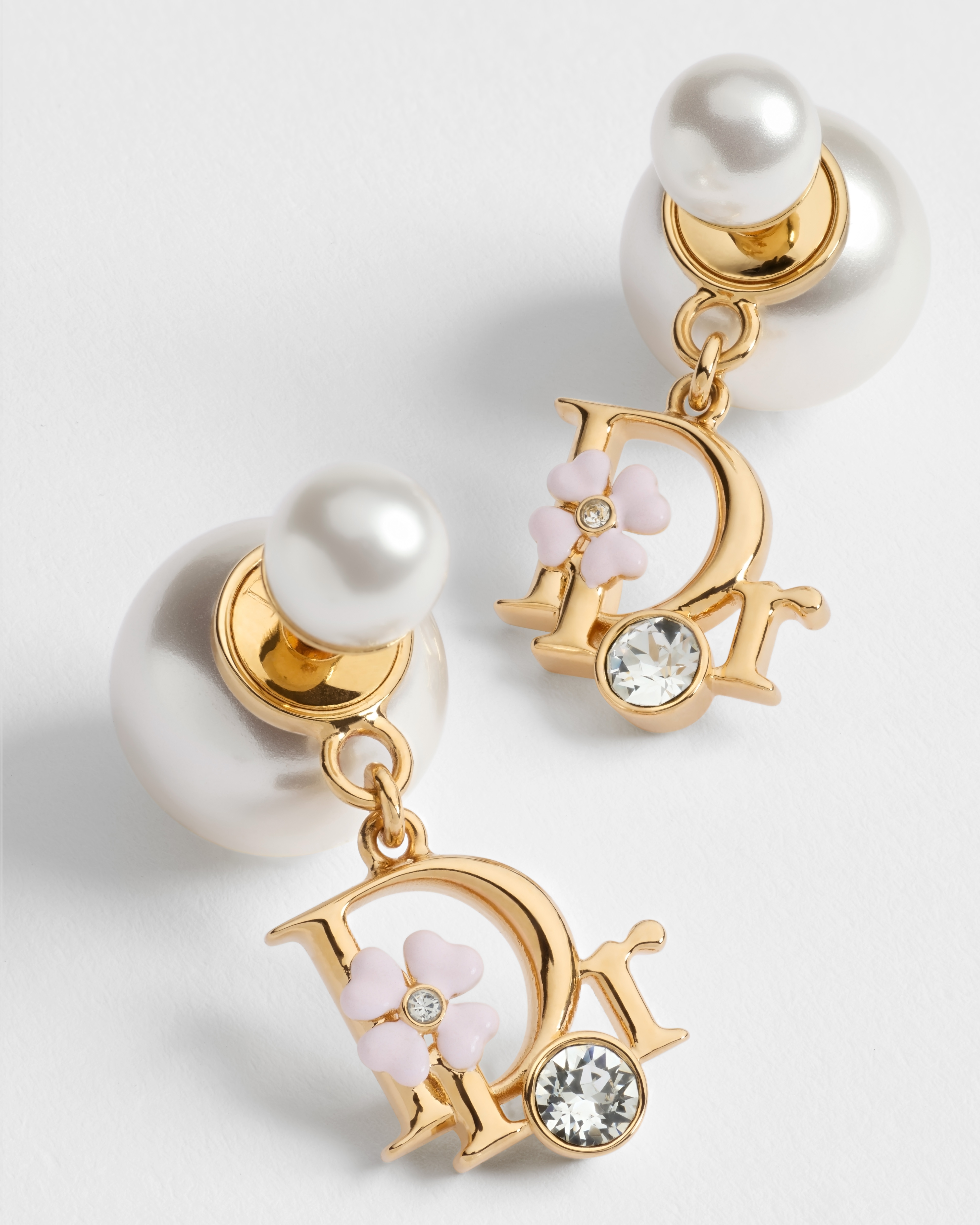 DIOR | Dior Tribales ピアス メタル・レジンパール・クリスタル・ラッカー