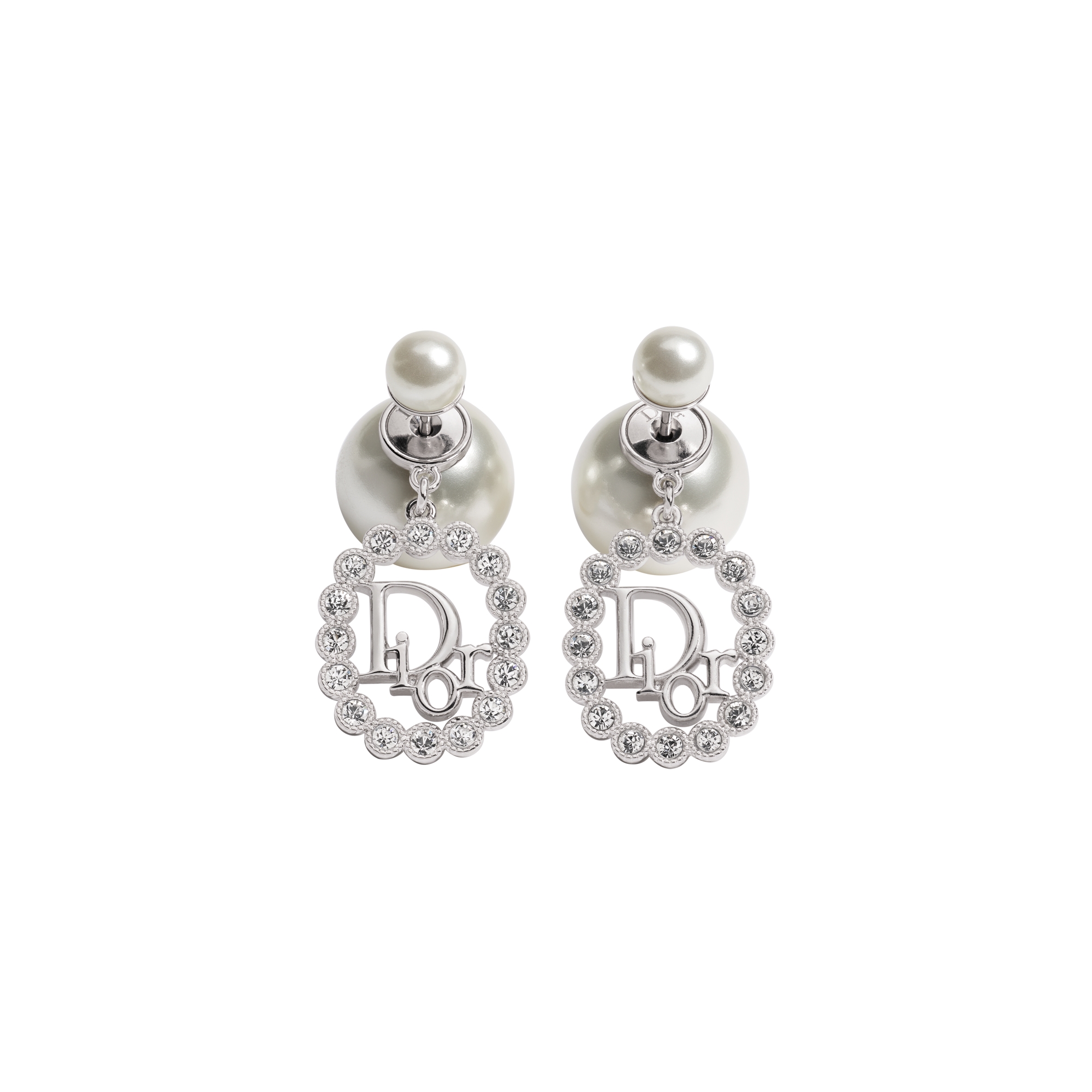 DIOR | Dior Tribales ピアス メタル・レジンパール・クリスタル
