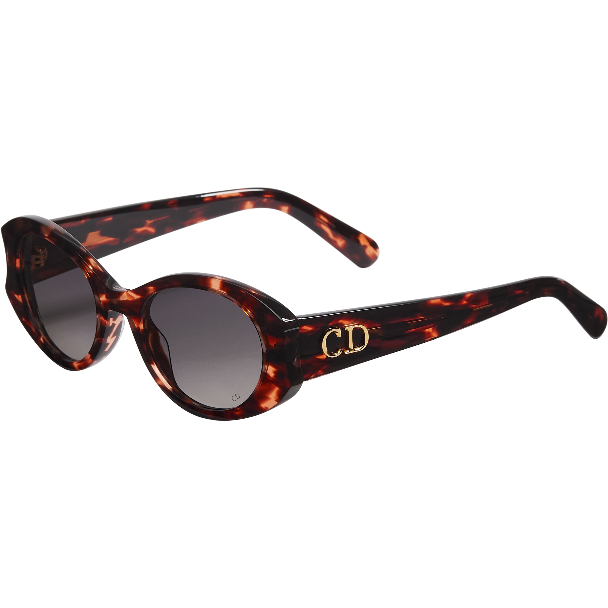 DiorGlow B3I Brown Tortoiseshell-Effect Butterfly Sunglasses | DIOR