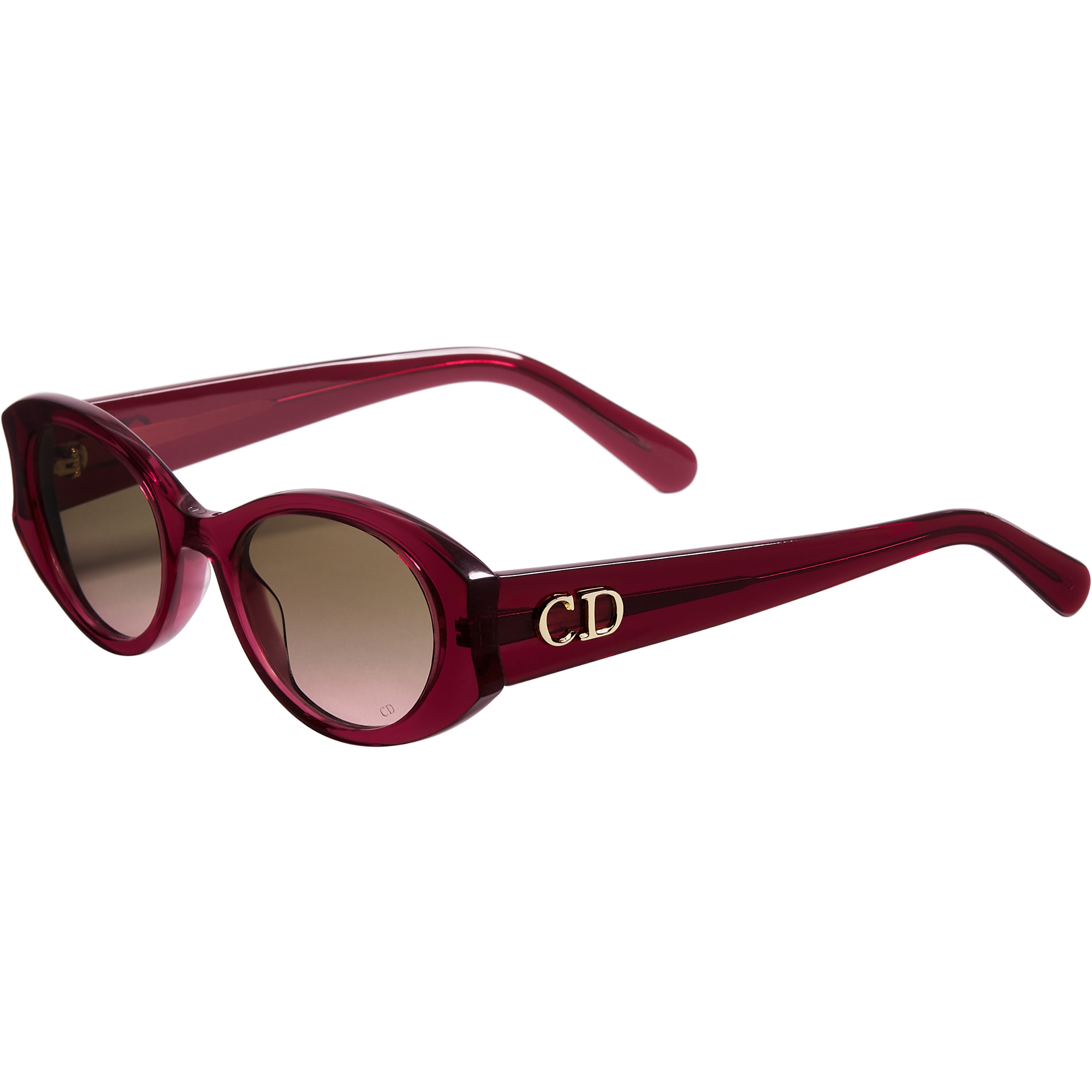  Lunettes de soleil papillon prune brillant