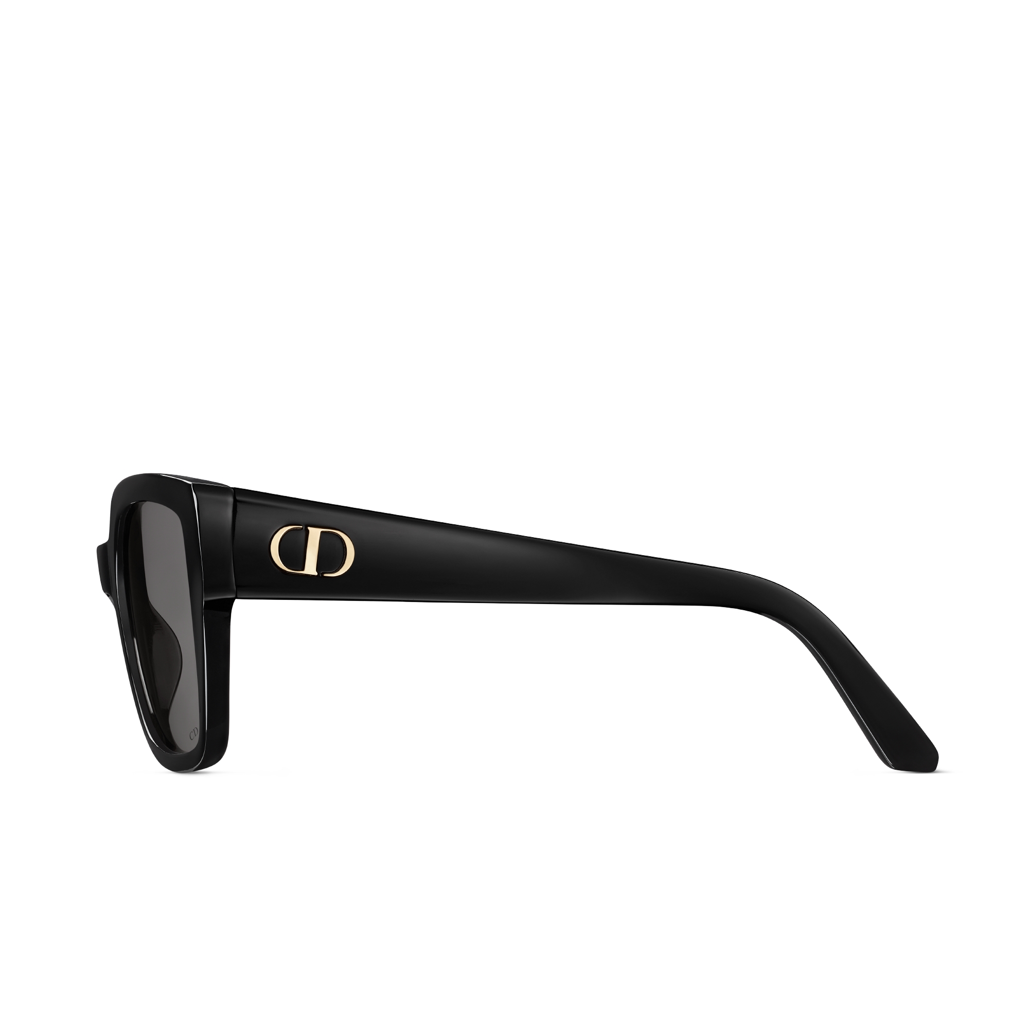 DiorGlow S1I Quadratische Sonnenbrille in Schwarz E02