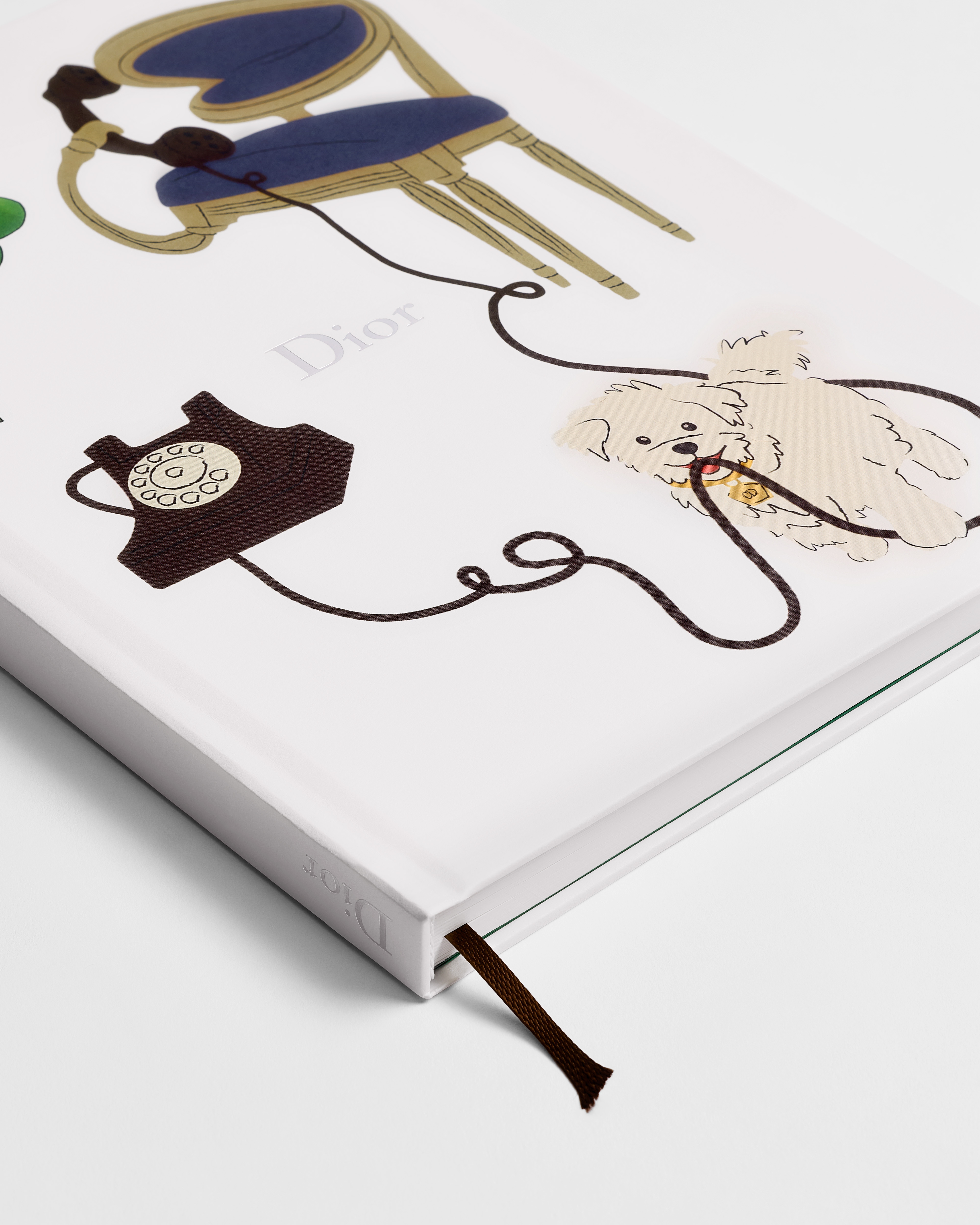 Cuaderno Tapa blanca con motivo Dior Bobby multicolor E10